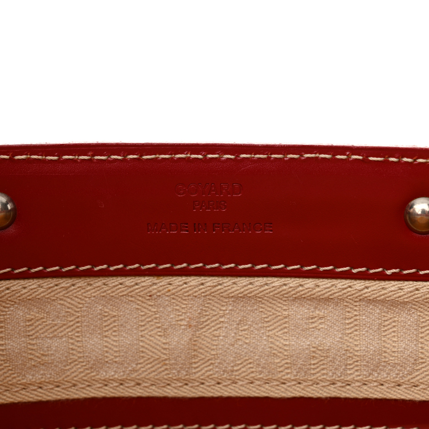 GOYARD Goyardine Jersey PM Bag Red 1559828 | FASHIONPHILE
