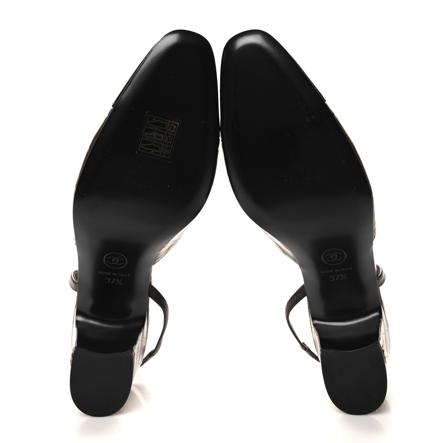 CHANEL 新品未使用⟡ベージュ・黒 リボン付きミュール 37 Chanel Slingback Pumps, IT 37 – byrenn