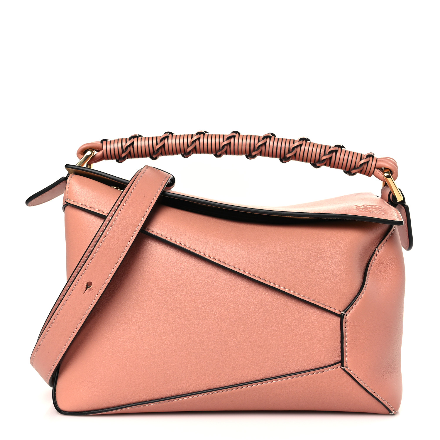 ハンドバッグ LOEWE HAND BAG (A510P60XB0 PECANPARROTPINK) Small Puzzle Edge bag in soft grained calfskin Brown - LOEWE