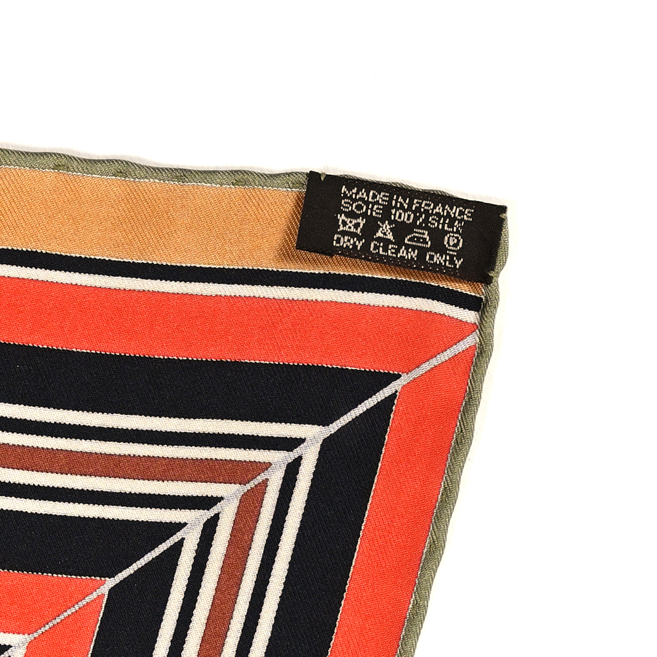 HERMES Silk Carre En Carres Scarf 90 1649375 | FASHIONPHILE