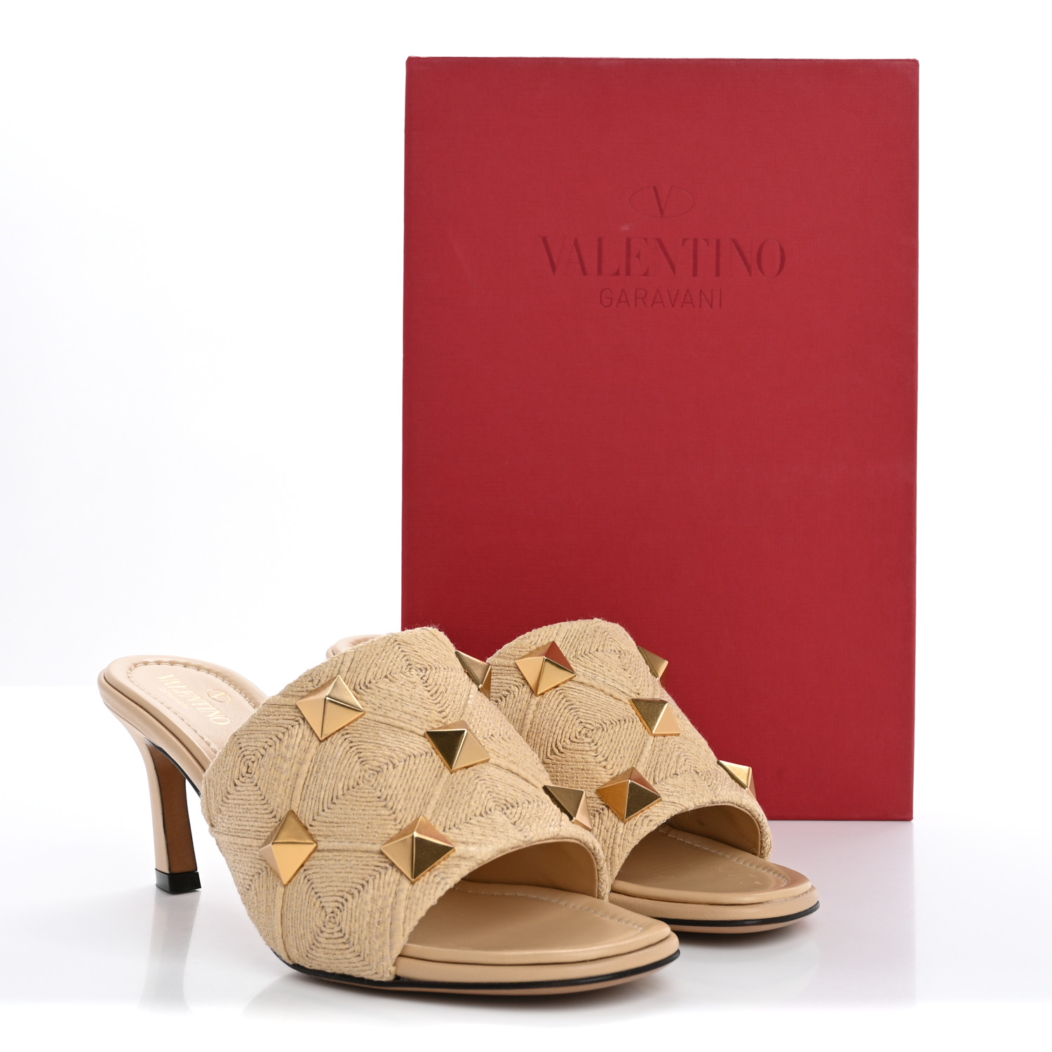 靴 VALENTINO Garavani 38 VALENTINO GARAVANI Rockstud Booties in Black | Size 38