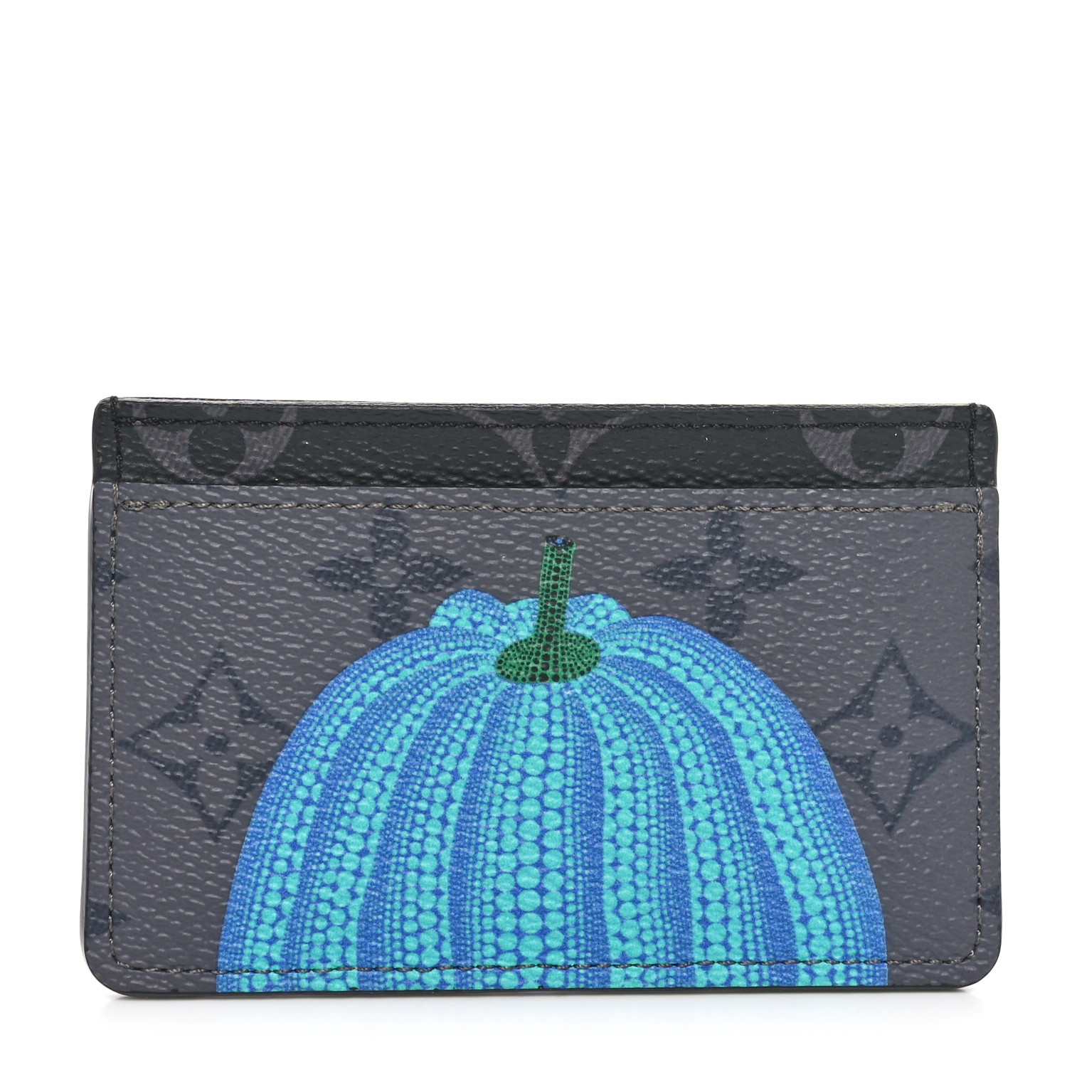 LOUIS VUITTON LV X YK Monogram Eclipse Reverse Pumpkin Card