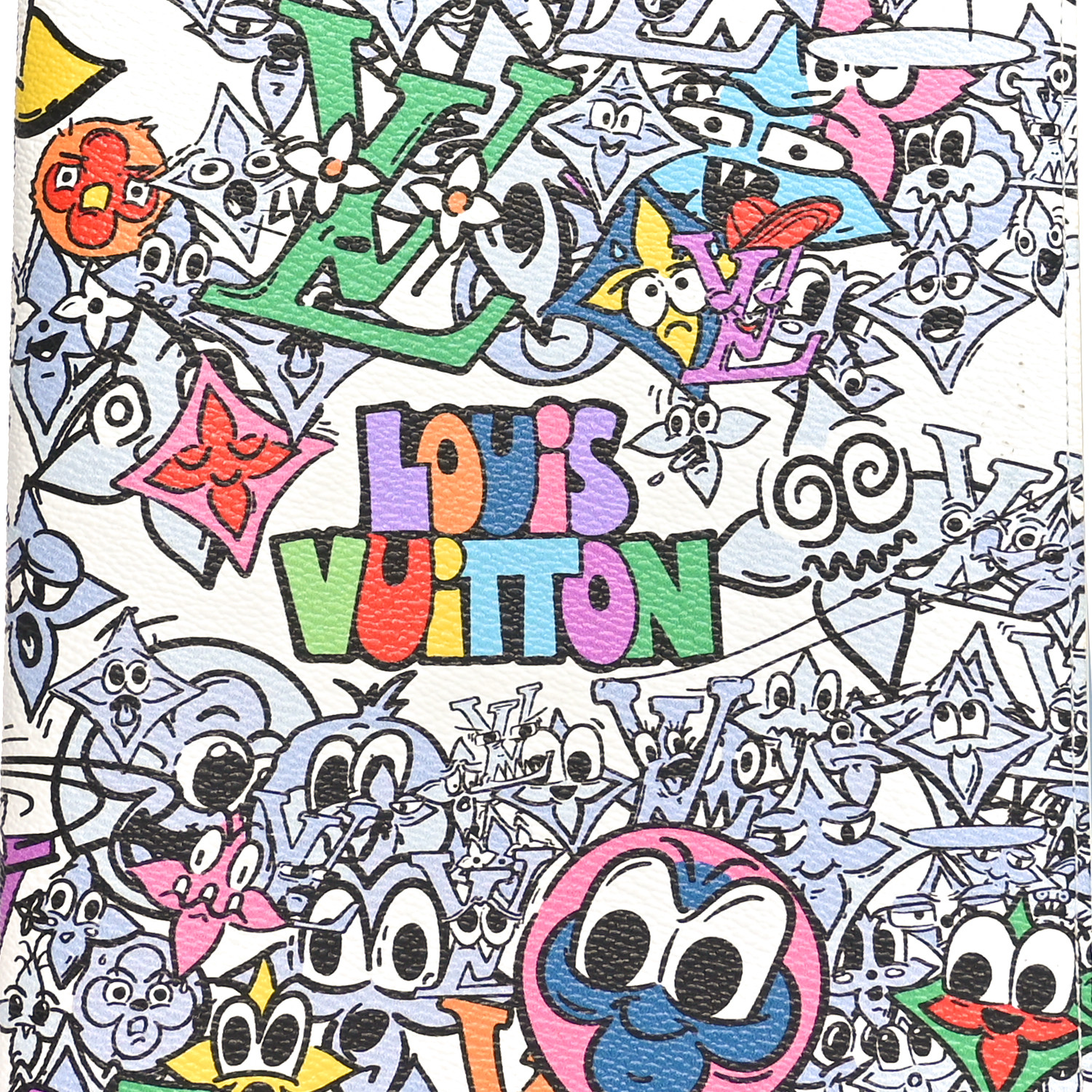 ヴィトンの手帳 LOUIS VUITTON Monogram Comics Notebook Cover Multicolor