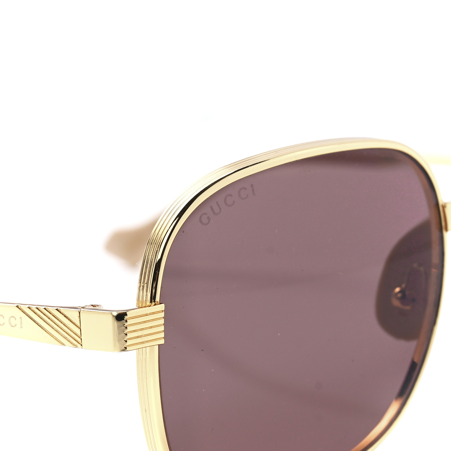 GUCCI ゴールド スクエアサングラスGG0788S Gucci™ GG0788S Square Sunglasses | EyeOns.com