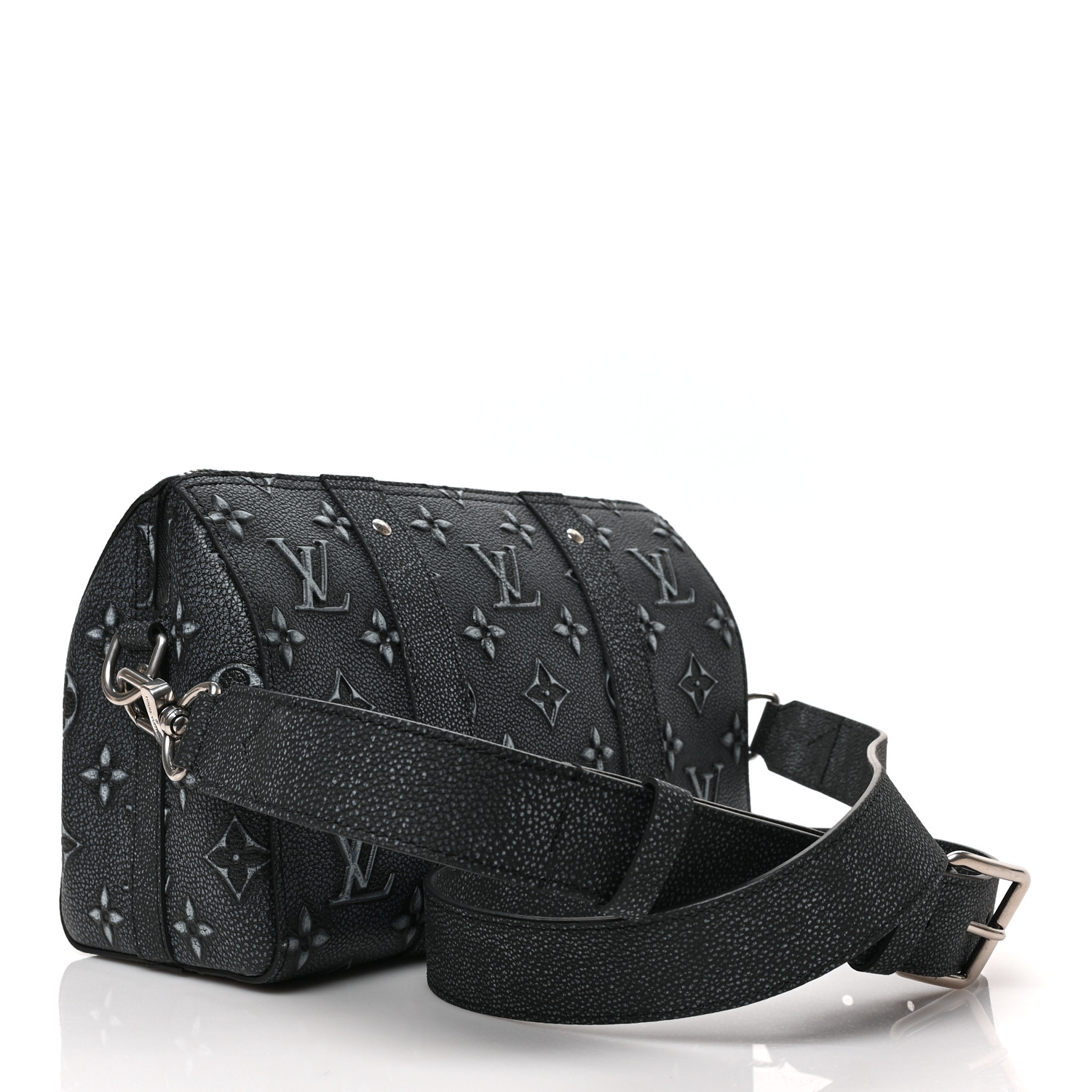 Louis Vuitton 
バングル モノグラムブラウン・ブラック LOUIS VUITTON Cowhide Faded Monogram City Keepall Charcoal