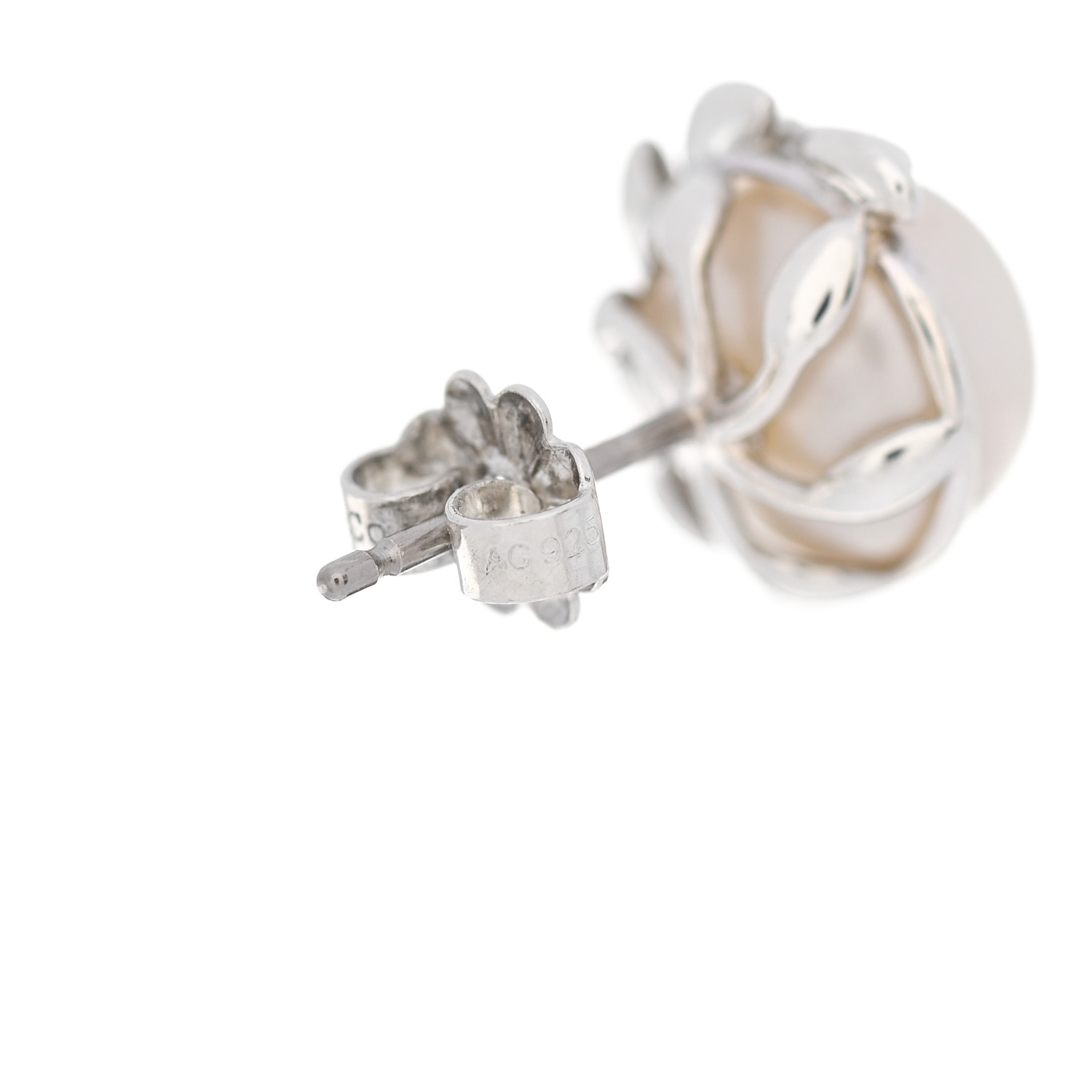 Picasso 飾り TIFFANY Sterling Silver Pearl Paloma Picasso Olive Leaf