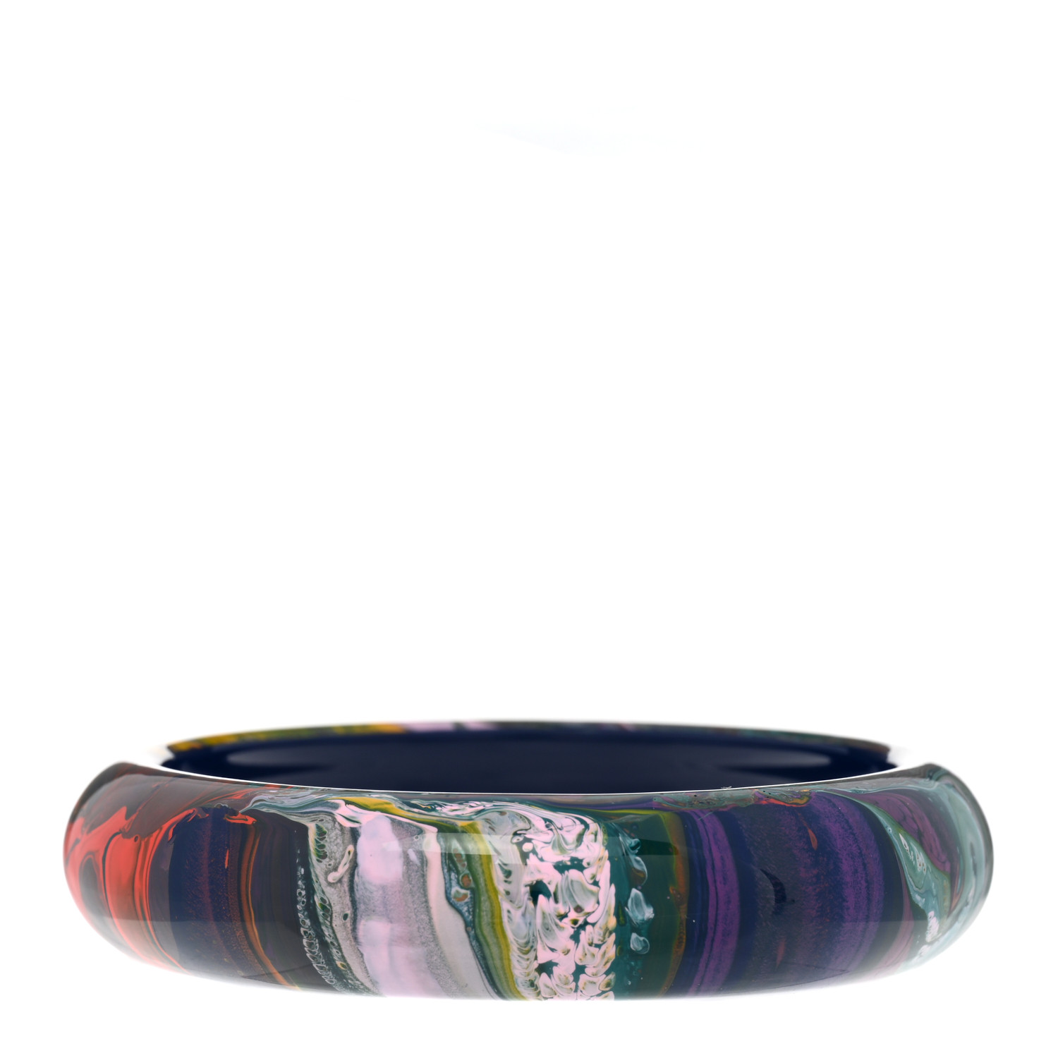 (HERMES)Marbling bracelet PM HERMES Lacquered Wood Marbling Bracelet T1 1283829