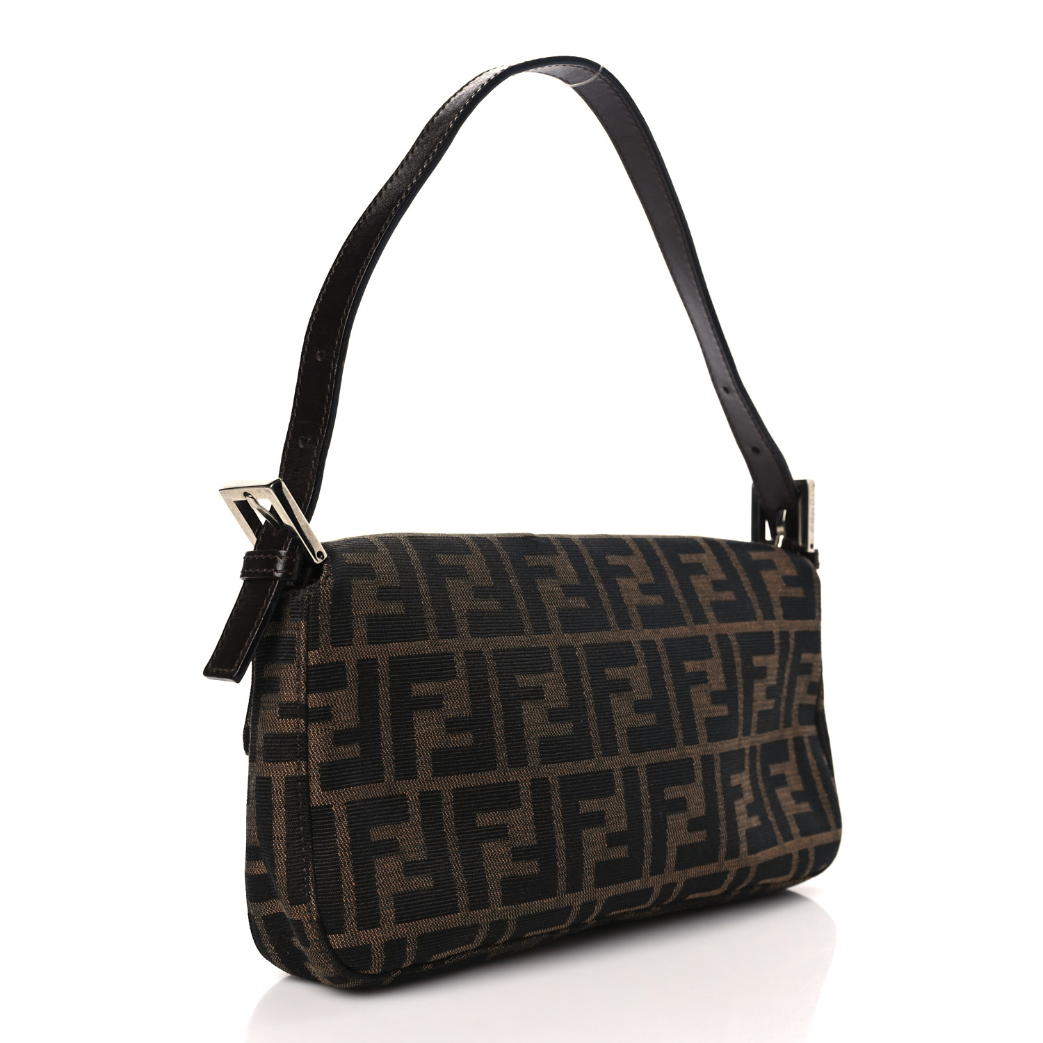 FENDI Zucca Baguette Tobacco 1283365 | FASHIONPHILE