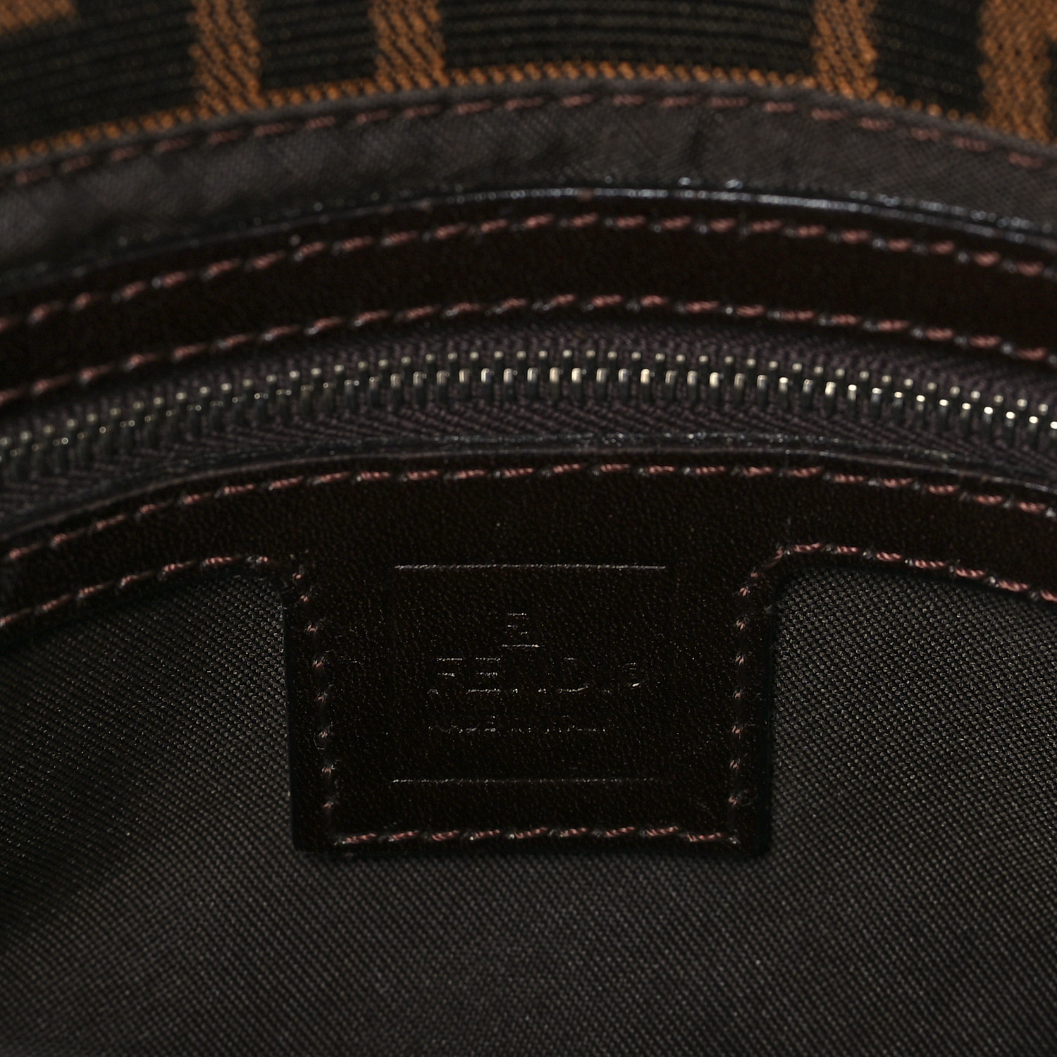 ぽてこ FENDI Zucca Baguette Tobacco 1283365 | FASHIONPHILE