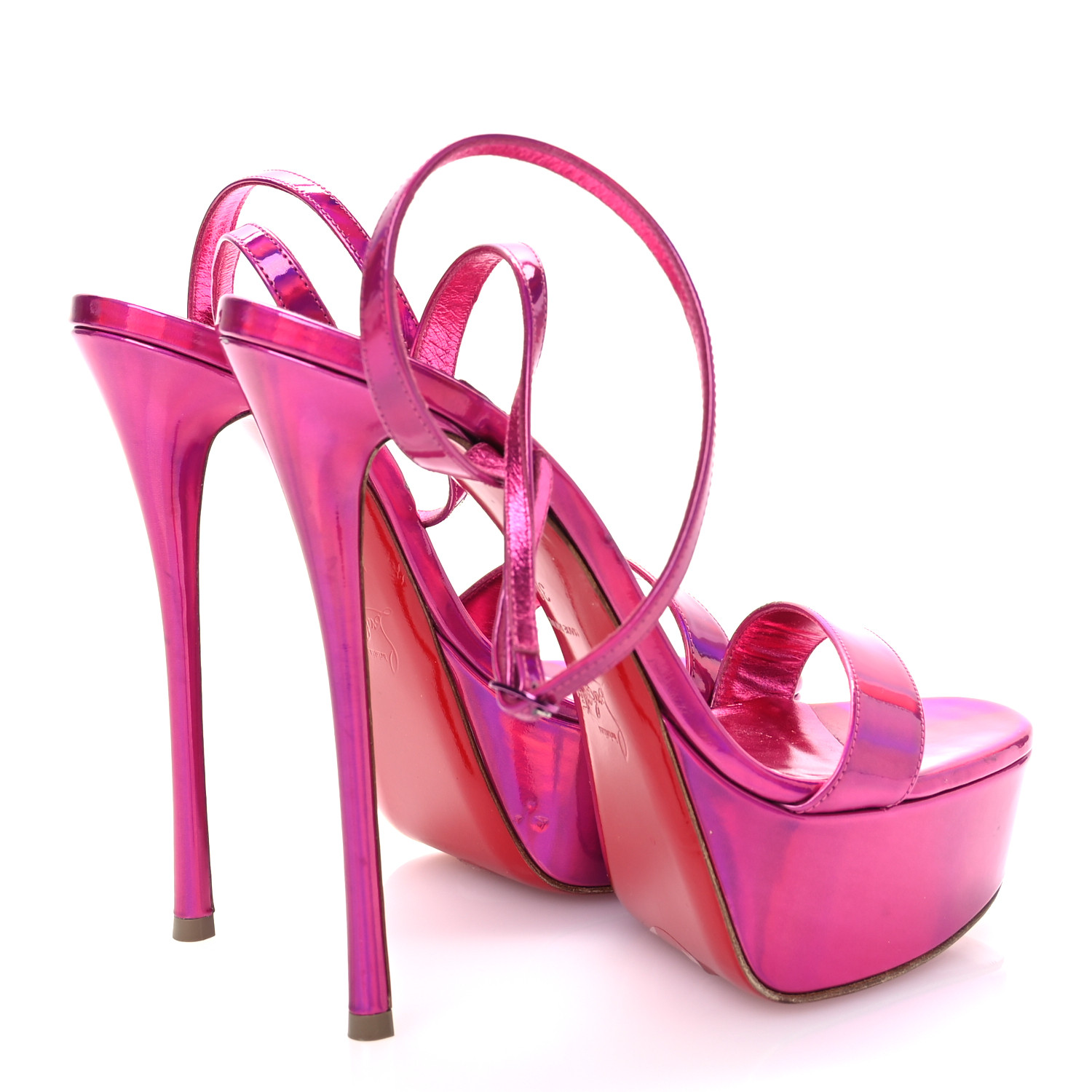 CHRISTIAN LOUBOUTIN Patent Psychic Loubi Queen Alta 150