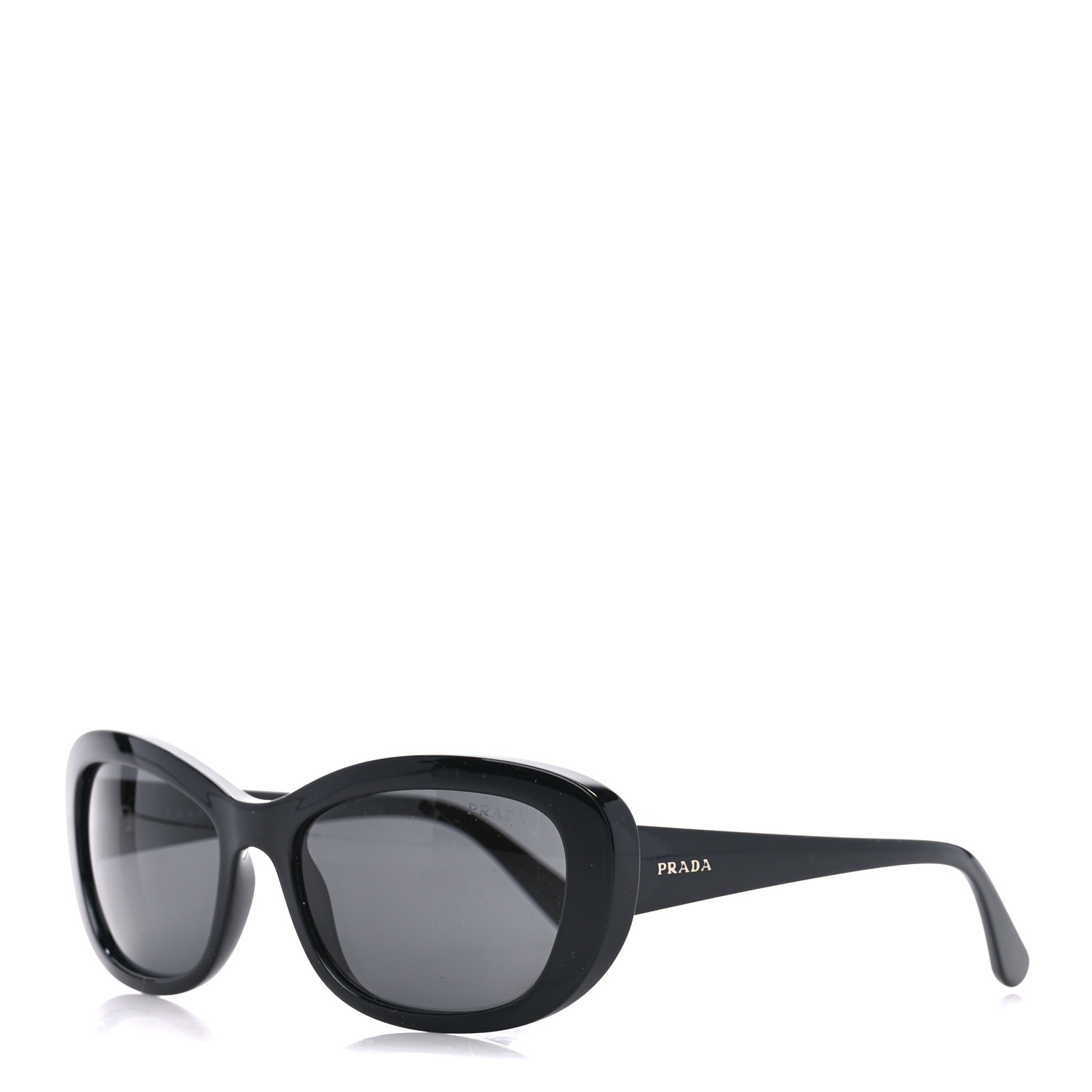 PRADA Square Sunglasses SPR 18V Black 1356134 | FASHIONPHILE