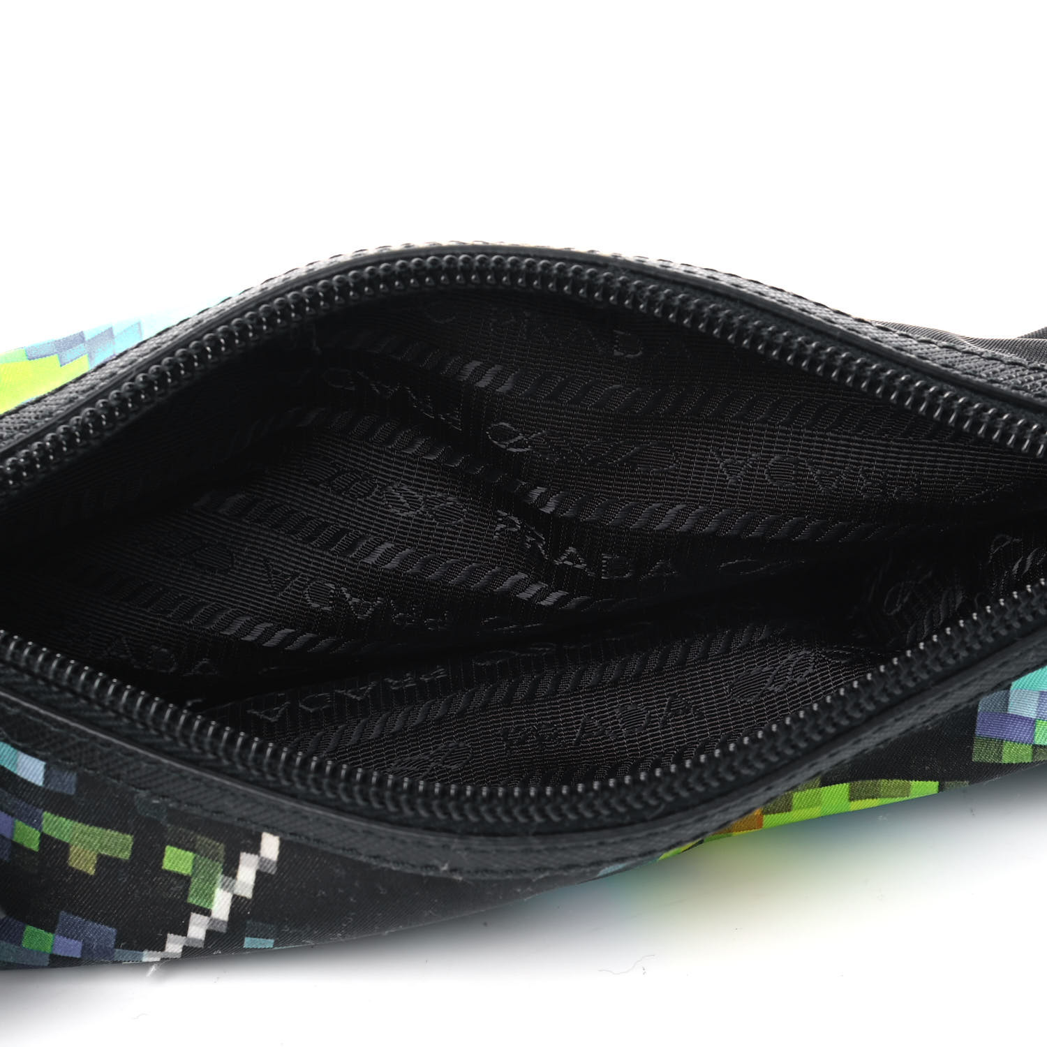 PRADA Nylon Tessuto Radar Cosmetic Pouch Black 810463