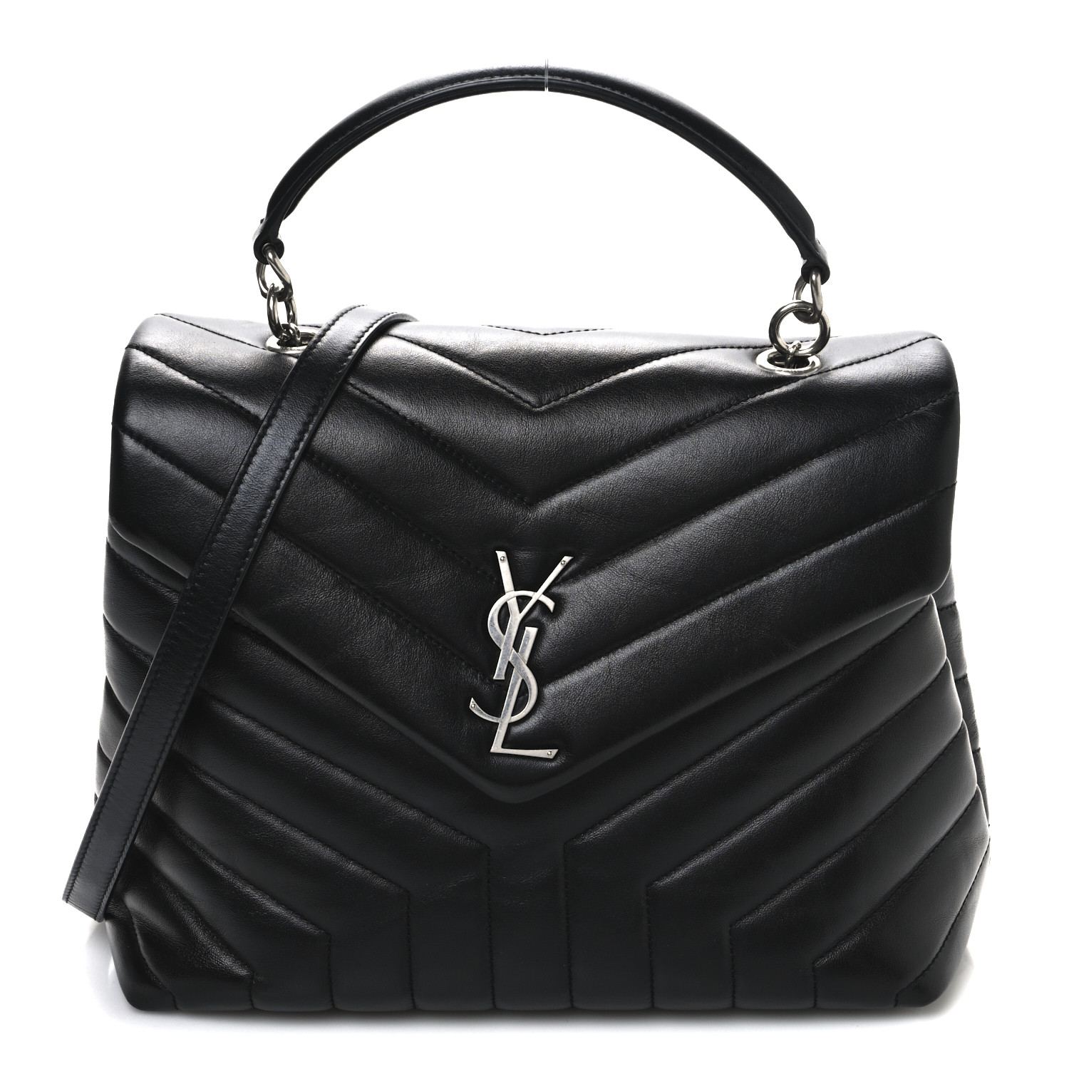 Saint Laurent★モノグラム Quilting LouLou チェーンバッグ SAINT LAURENT Calfskin Y Quilted Monogram Monochrome Medium