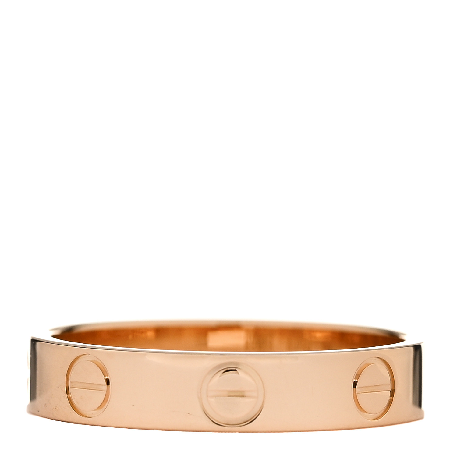 CARTIER 18K Pink Gold 3.5mm LOVE Wedding Band Ring 51 5.75