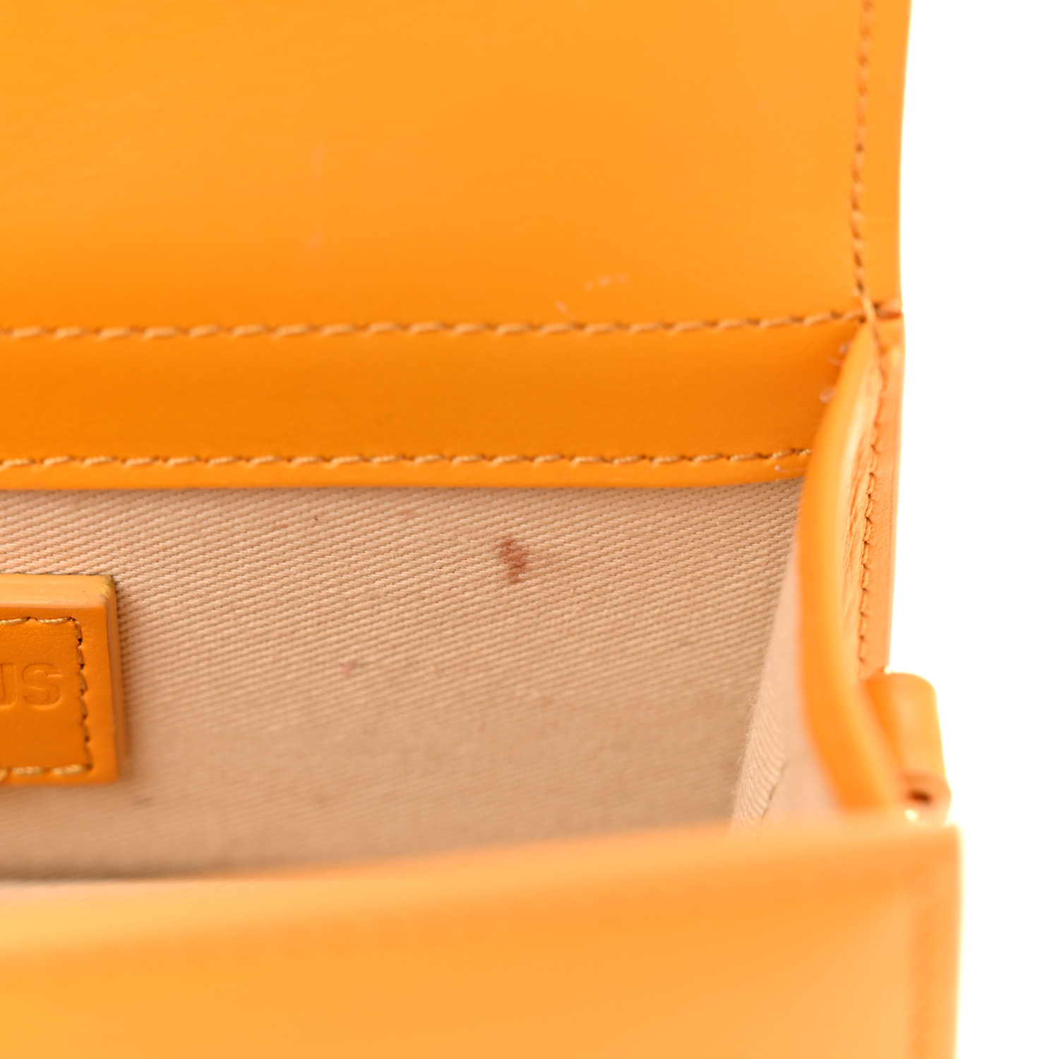 JACQUEMUS Smooth Calfskin Le Bambino Dark Yellow 1694866