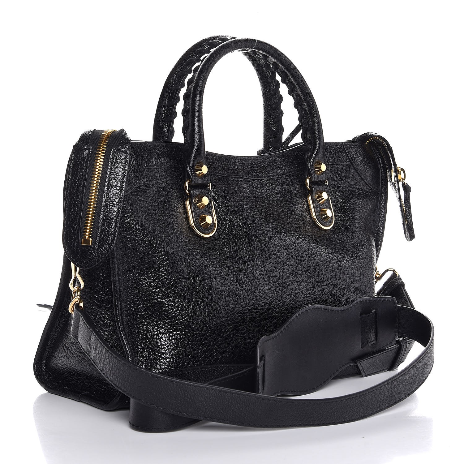 BALENCIAGA シティ City leather handbag Balenciaga Black in Leather - 44699856