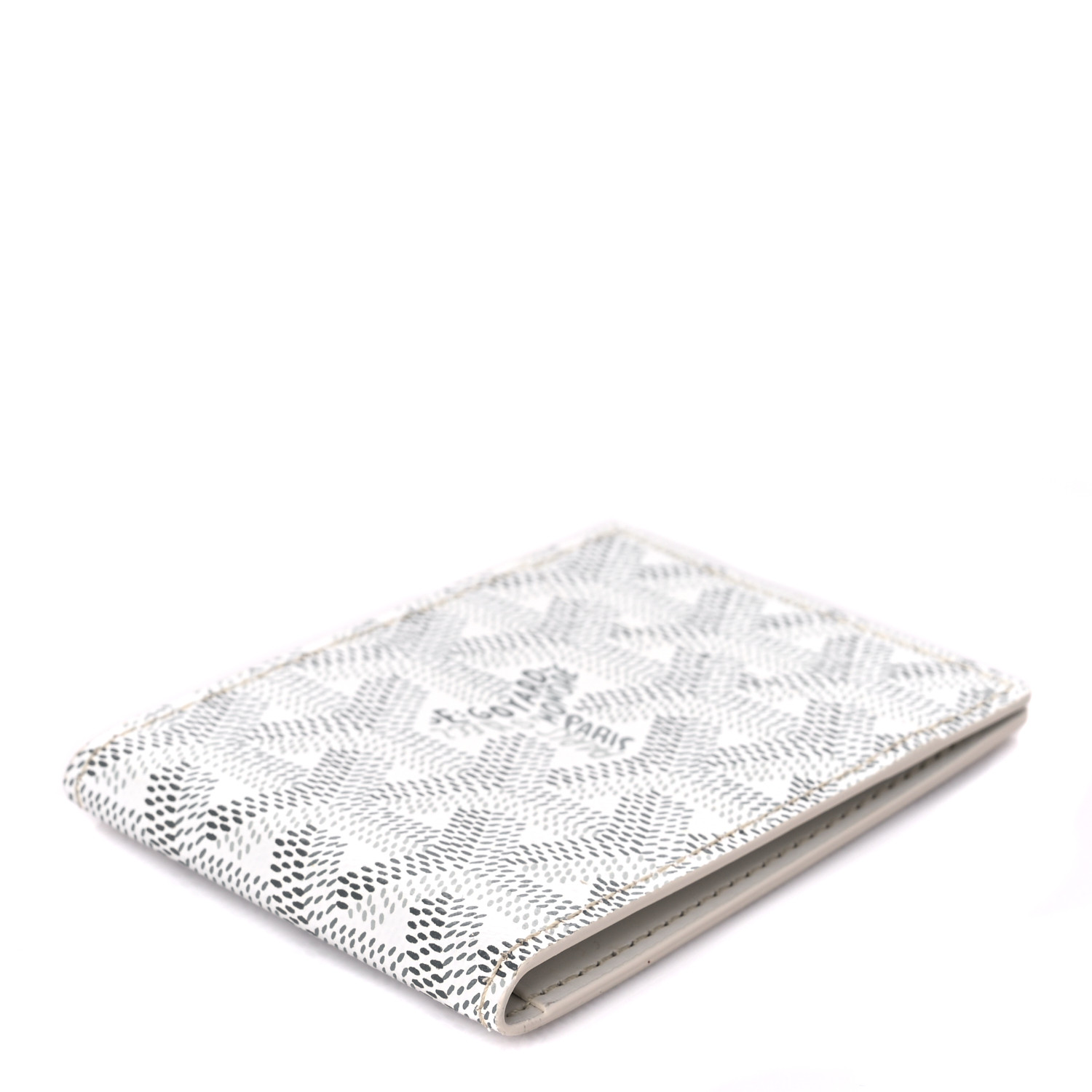 Goyard(ゴヤール)Victoire Wallet White GOYARD Goyardine Insert Victoire Card Wallet White 1082600