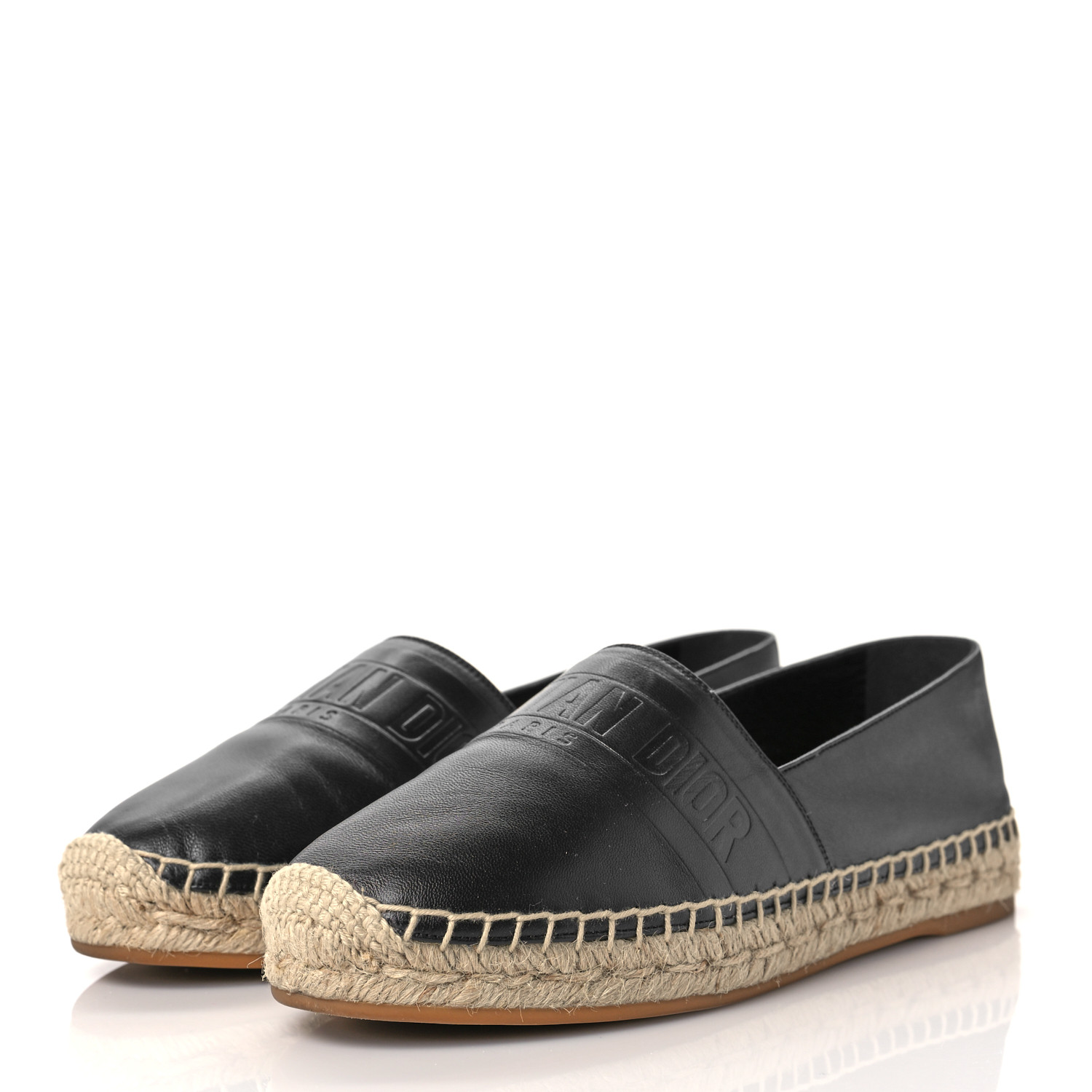 【DIOR】GRANVILLE ESPADRILLE Dior Granville Espadrille Natural Raffia-Effect Cotton