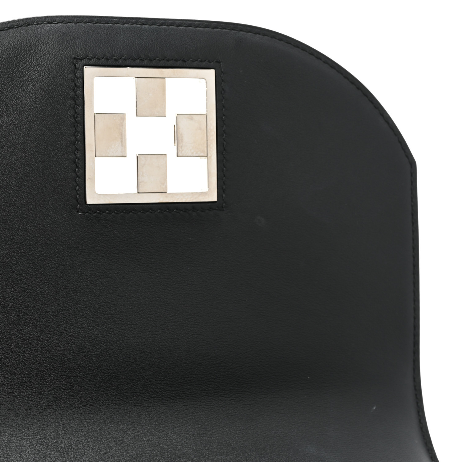 HERMES - HERMES モザイク HERMES Grained Monsieur Mosaique Au 24-21 Black 1354269