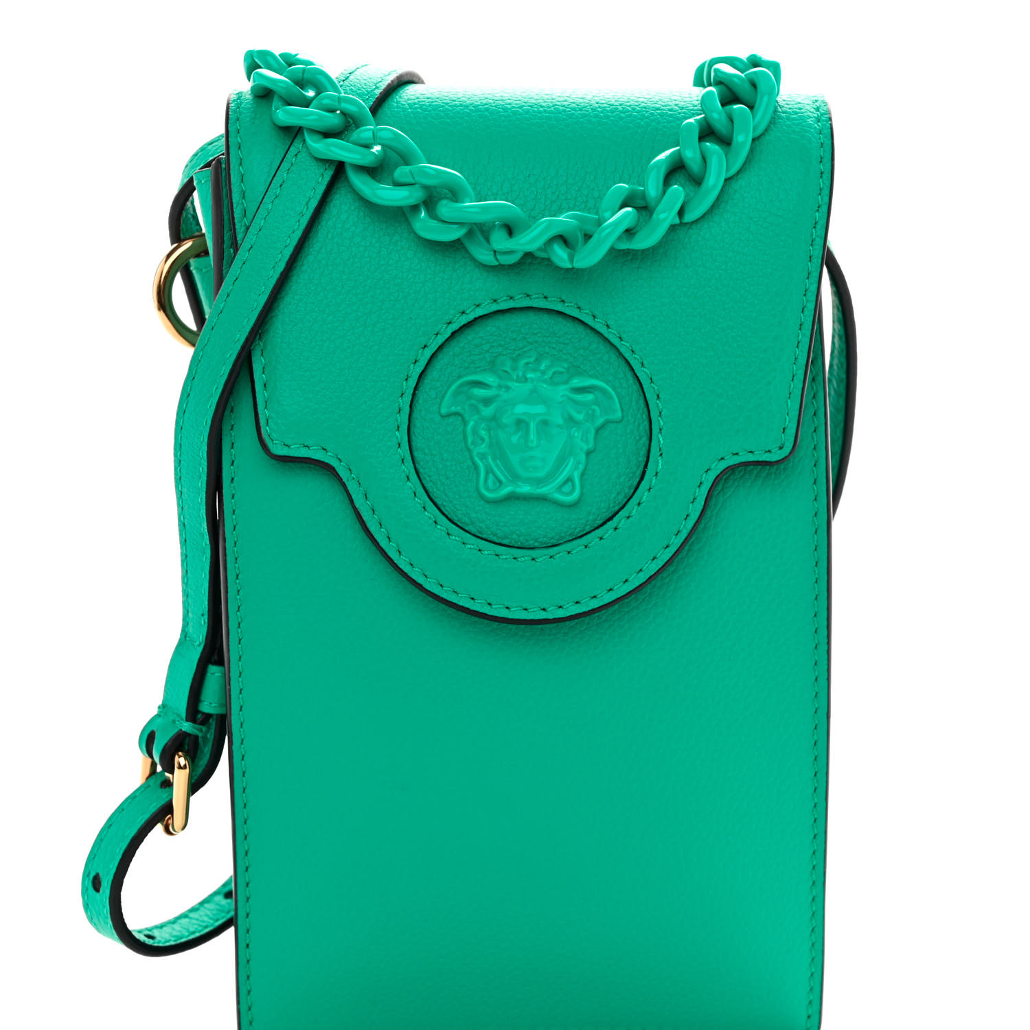 ショルダーバッグ・ポシェット VERSACE  Crossbody Bags Women Fabric Blue/Flamingo Versace Crossbody Bags Women Fabric Blue/Flamingo | B-Exit
