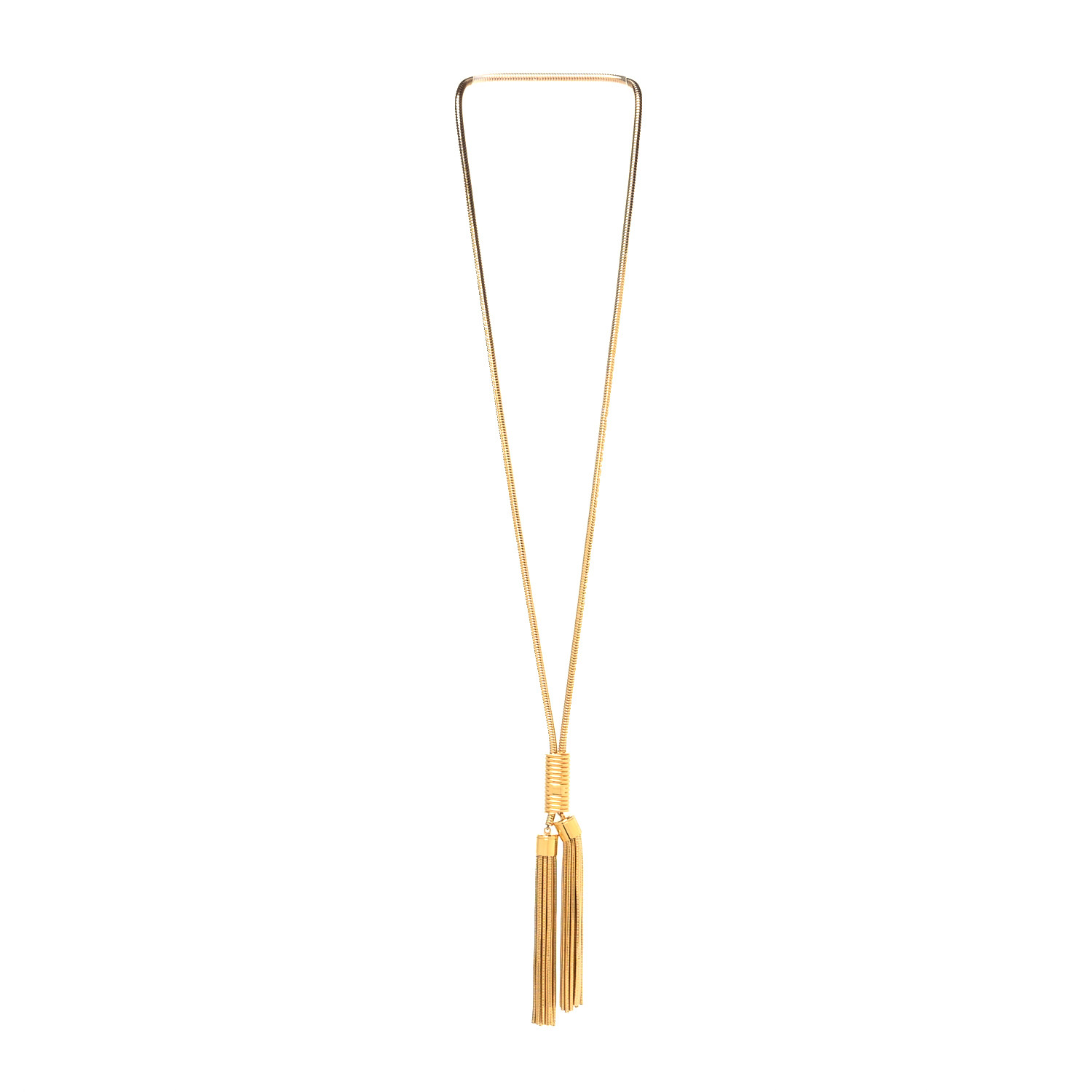 SAINT LAURENT★素敵！Gold-Tone Brass HORN TUSK Necklace SAINT LAURENT☆素敵！Gold-Tone Brass HORN TUSK Necklace