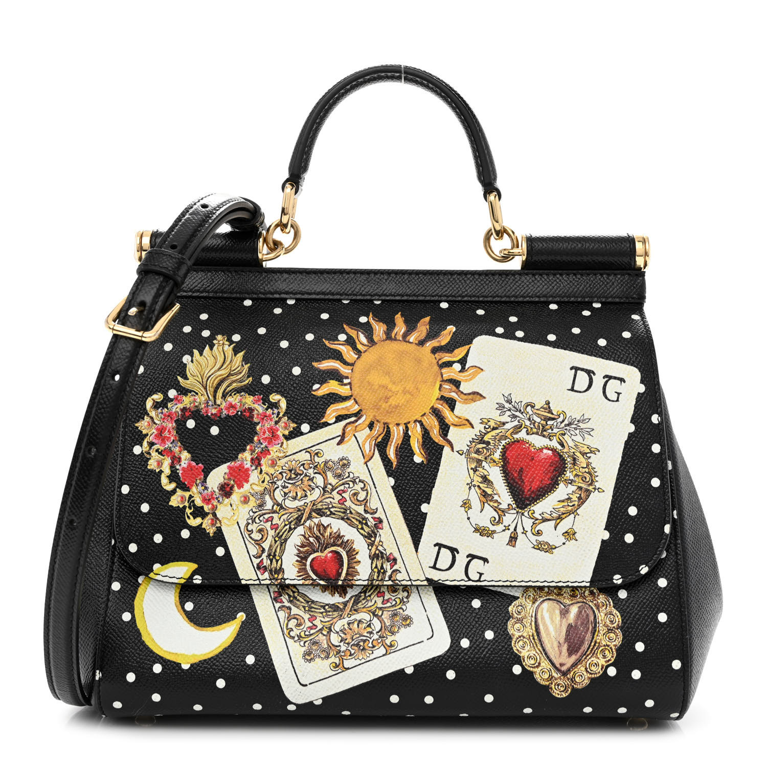 DOLCE & GABBANA Dauphine Medium Miss Sicily St. Dauphine