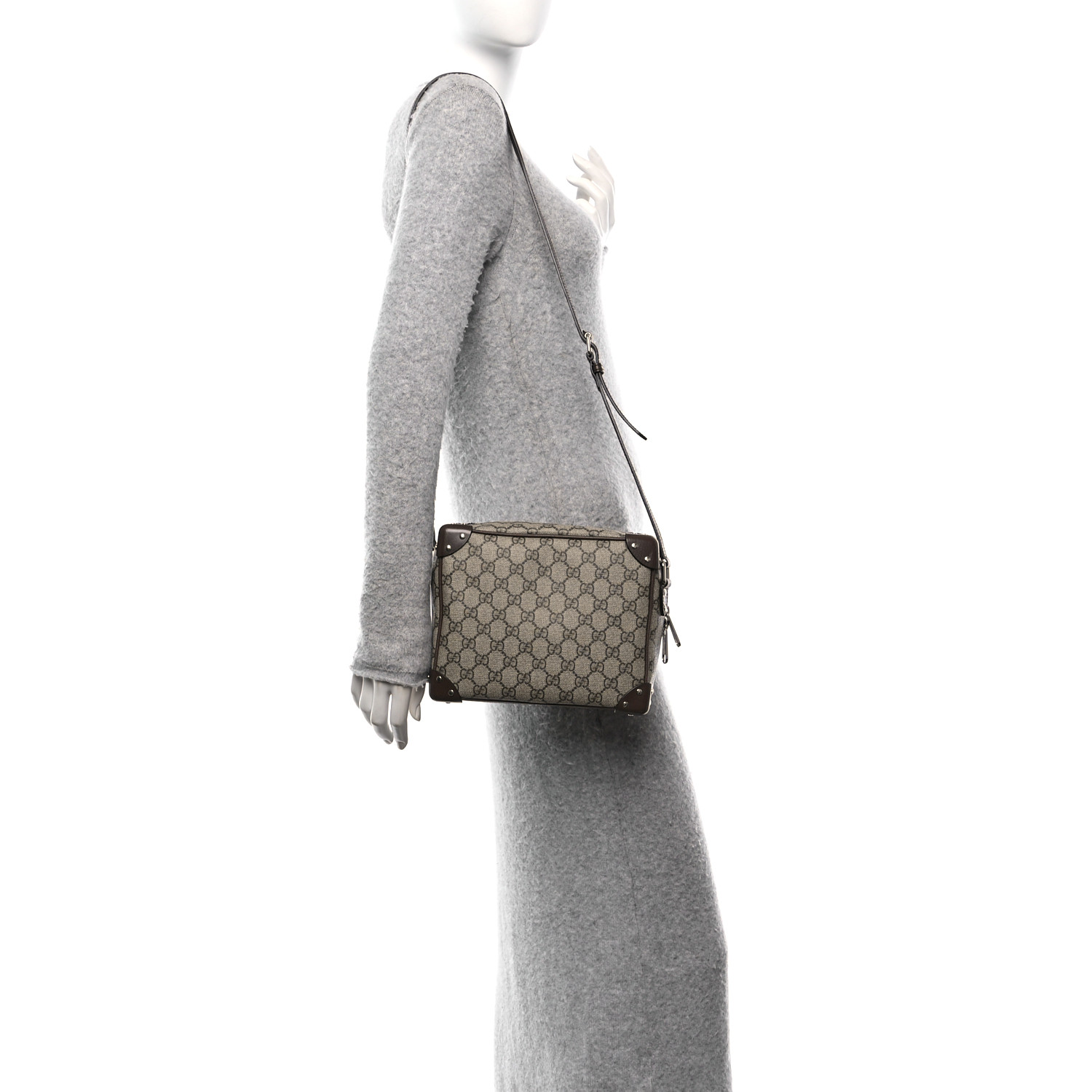 GUCCI バッグ GUCCI Ophidia Small $1790 Beige And Ebony GG Canvas