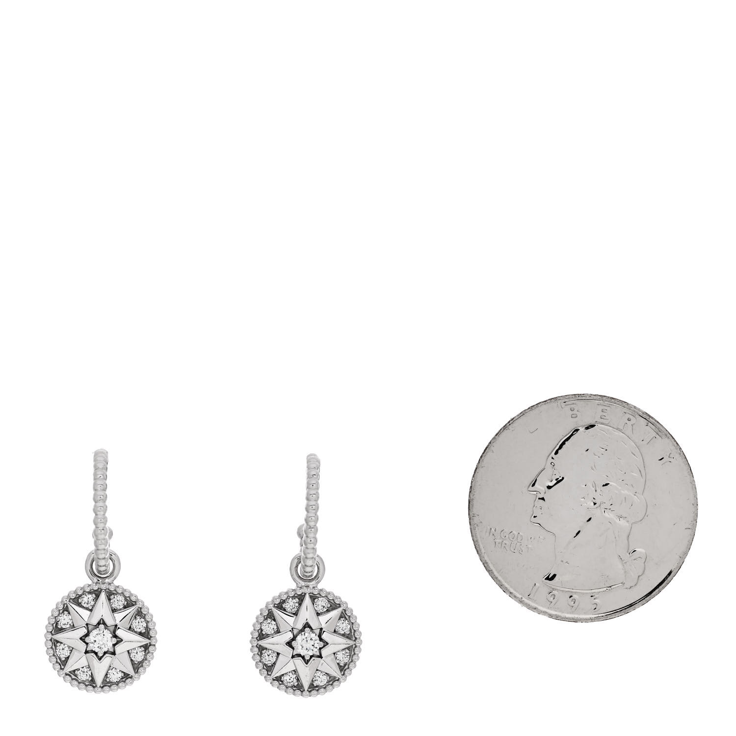 Christian Dior  Rose des Vents ピアス WG DIOR | Rose des Vents ピアス イエローゴールド・ダイヤモンド
