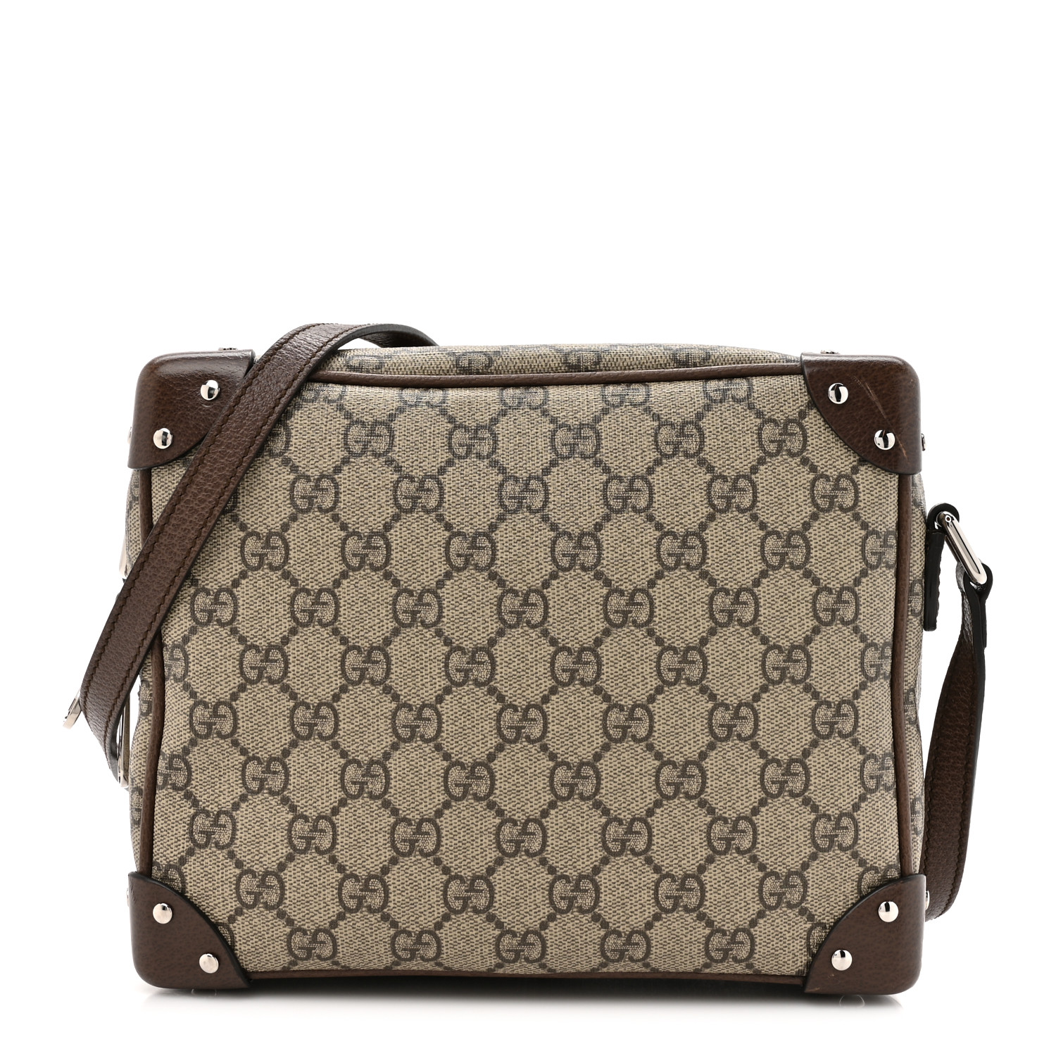 ン 大人気 新品 ノ Monogram Supreme GG GUCCI Textured Messenger Square Calfskin バッグ