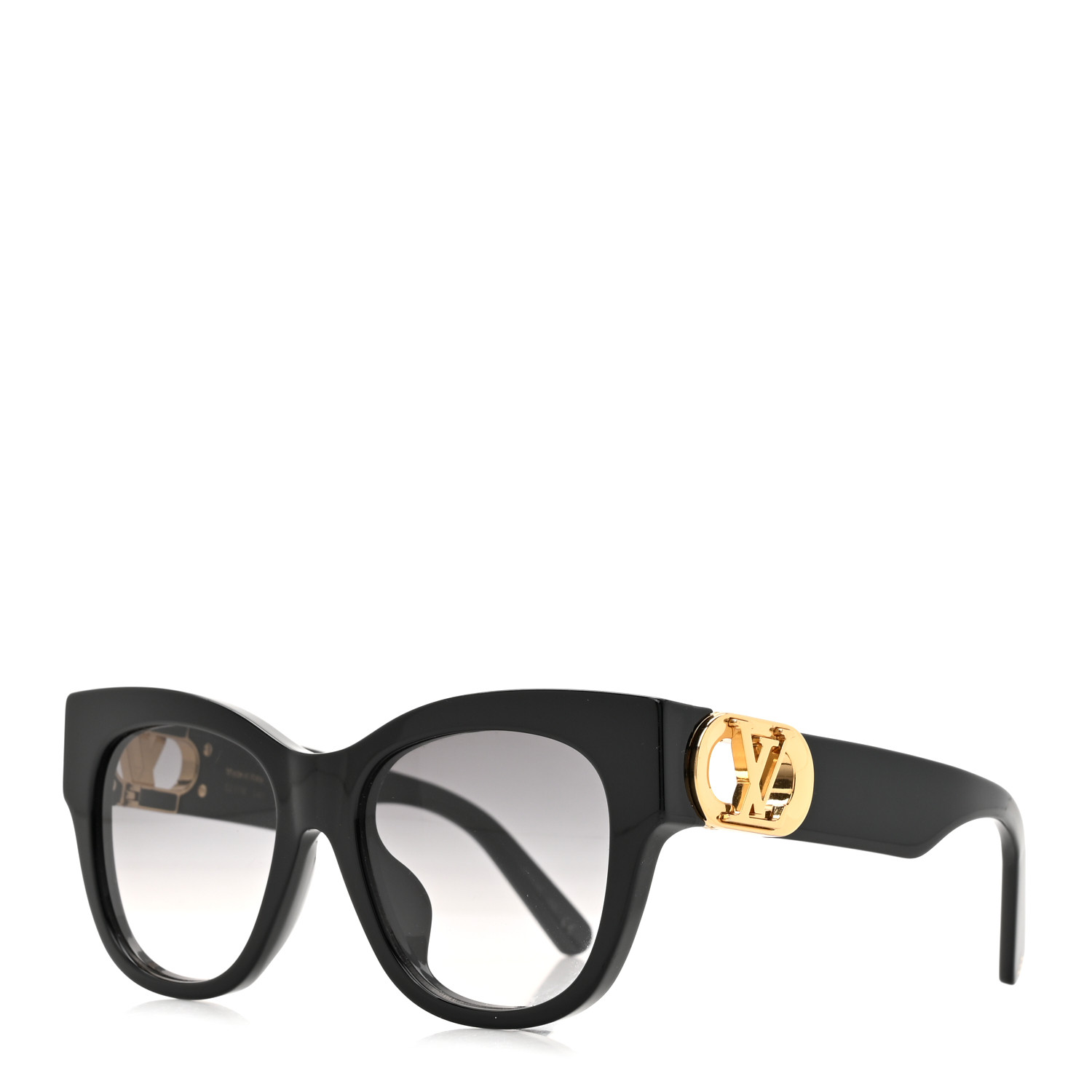 LOUIS VUITTON Acetate LV Link Square Sunglasses Z1568W Black