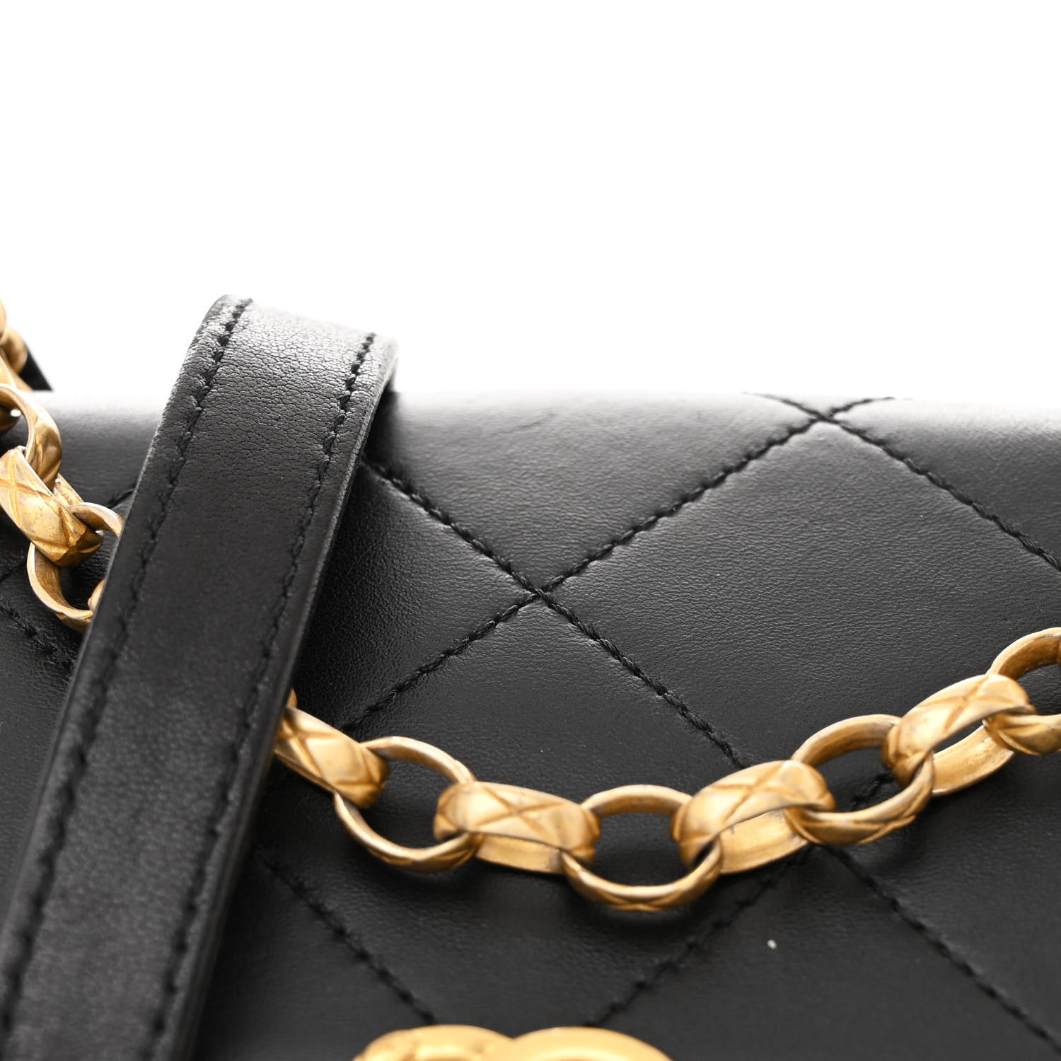 CHANEL Lambskin Quilted My Crush Bag Black 1647902