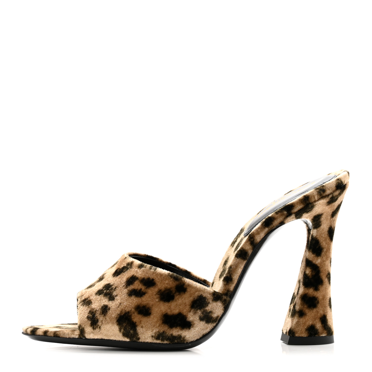 GIBOUS×GALFY SNAKE DOG LEOPARD VELOUR CECILE-LEOPARD STILETTO SANDAL | AZALEA WANG