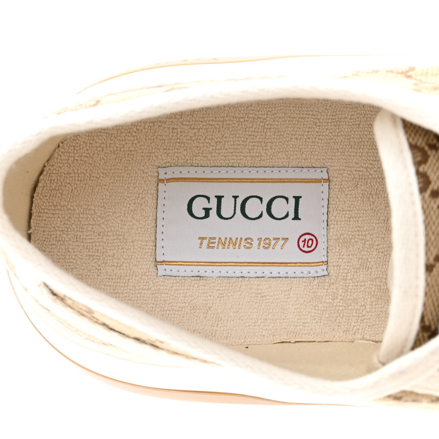 GUCCI GG Monogram Mens 1977 Tennis Platform 52mm Sneakers 10