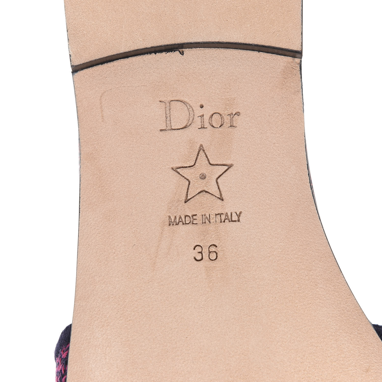 CHRISTIAN DIOR Canvas Embroidered Animals Dway Mules Slide Sandals CHRISTIAN DIOR Canvas Embroidered Animals Dway Mules Slide Sandals