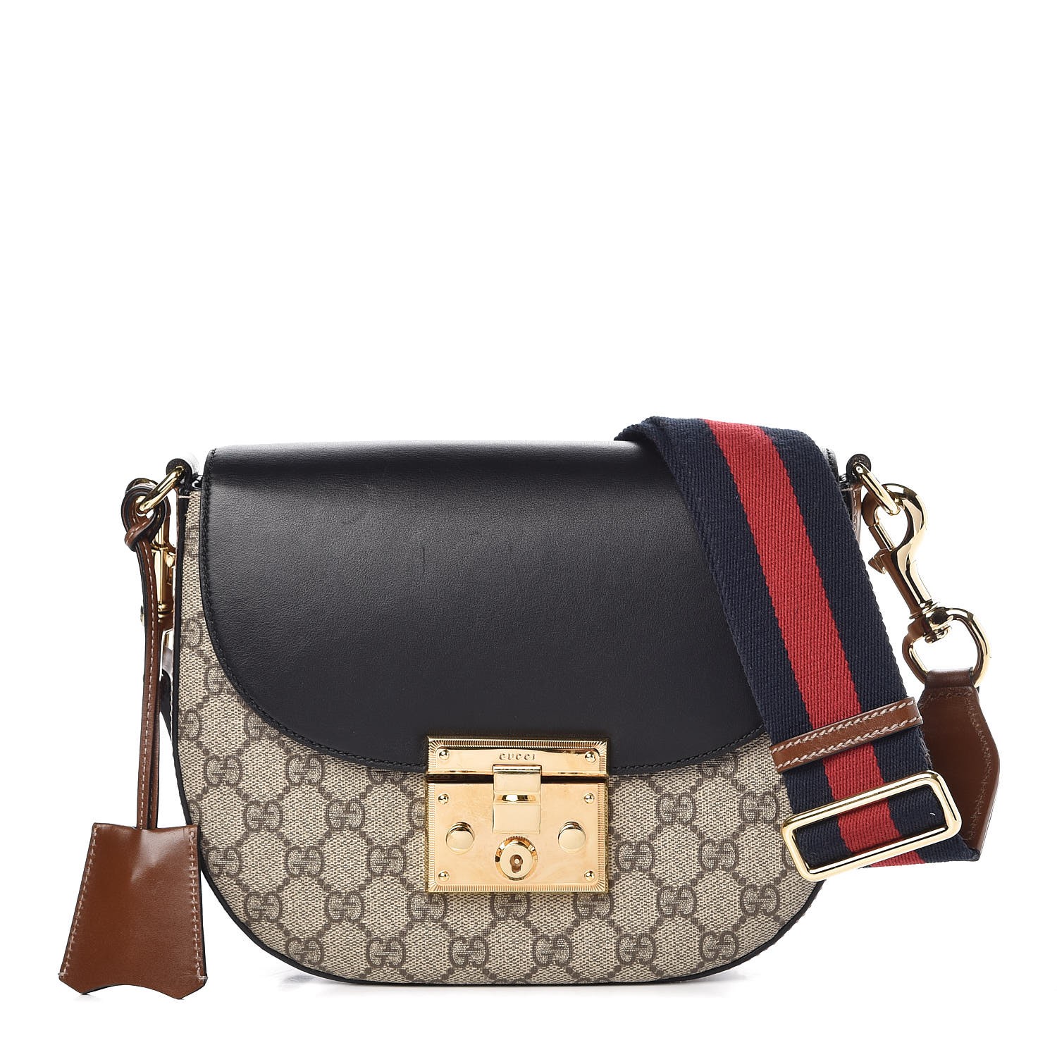 ショルダーバッグ・ポシェット Gucci Gg Fabric Medium Padlock Shoulder Bag Padlock Medium GG Canvas shoulder bag in beige - Gucci