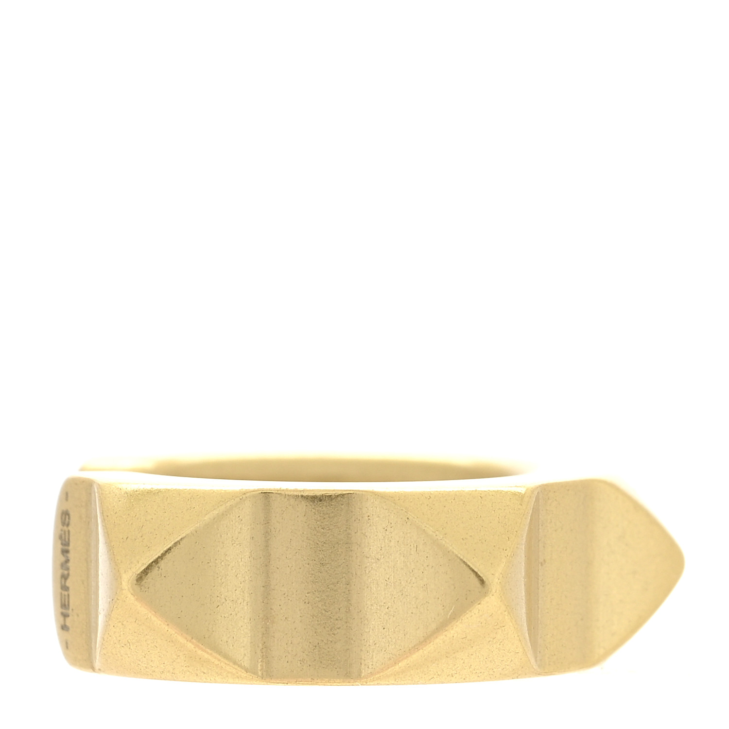 HERMES Metal Medor Ear Cuff Dore Lumiere 1517513 | FASHIONPHILE