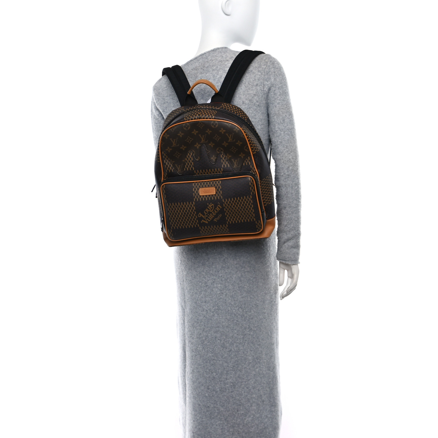 LOUIS VUITTON x NIGO Giant Damier Ebene Monogram Campus Backpack 2