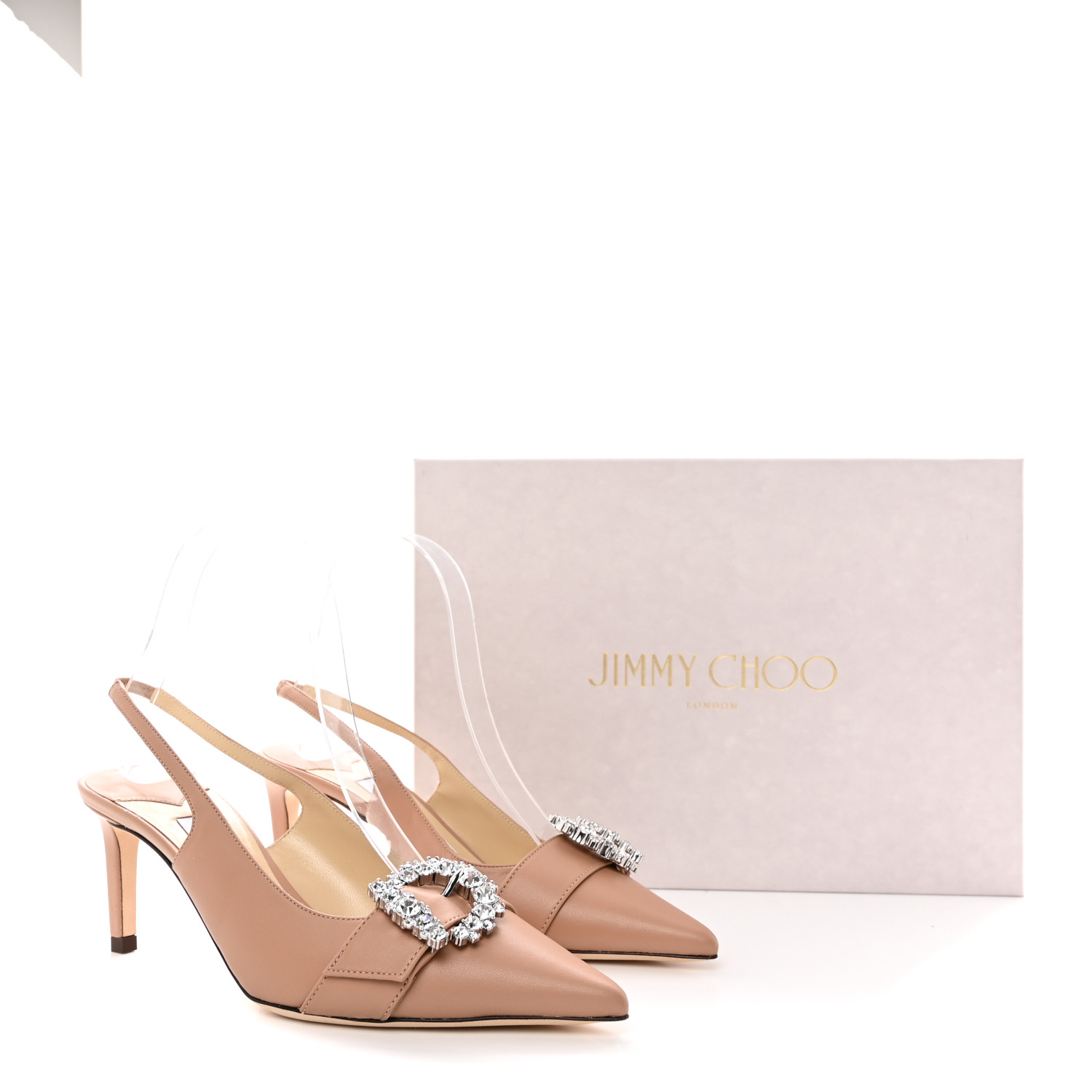 【JIMMY CHOO】Cheri SB 65-Onpa-Powder Pink ★関税送料込み CHERI SHOULDER | Powder Pink Leather Shoulder Bag with