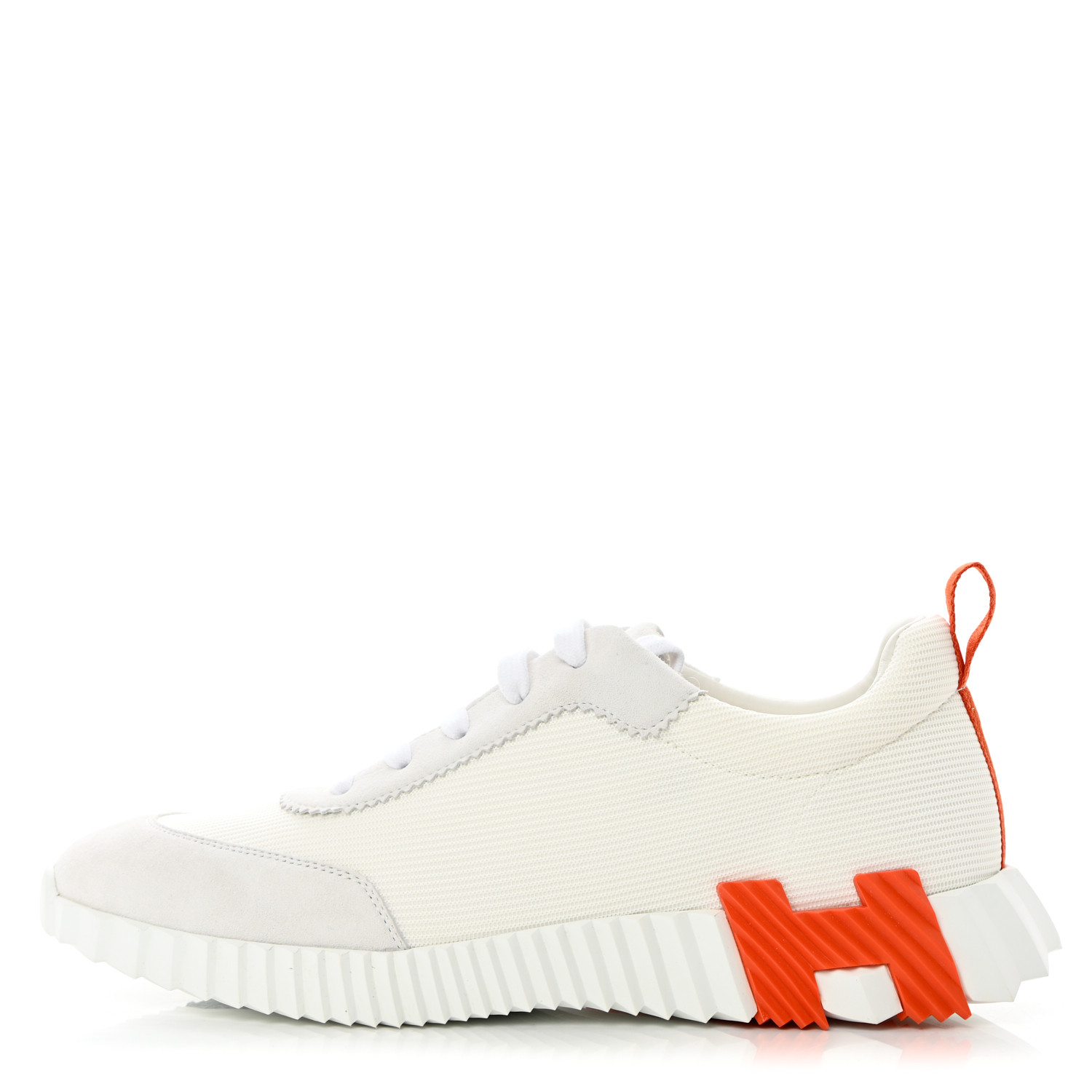 HERMES Technical Canvas Suede Goatskin Mens Bouncing