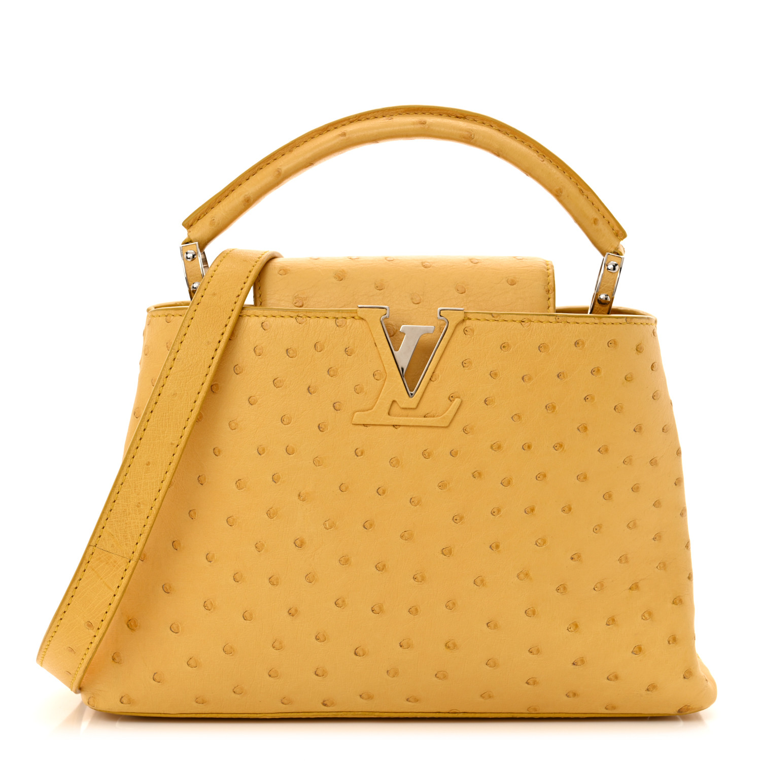 Louis Vuitton エピレザー イエローバッグ Louis Vuitton エピレザー ハンドバッグ イエロー ジャスミン