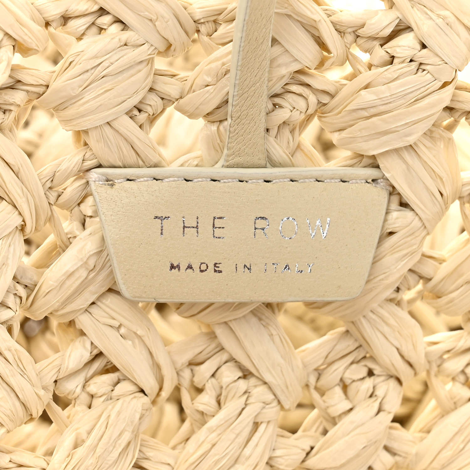 バッグ WHEAT THE ROW ESTELLE BAG Estelle ラフィア製のバッグ タン – The Row