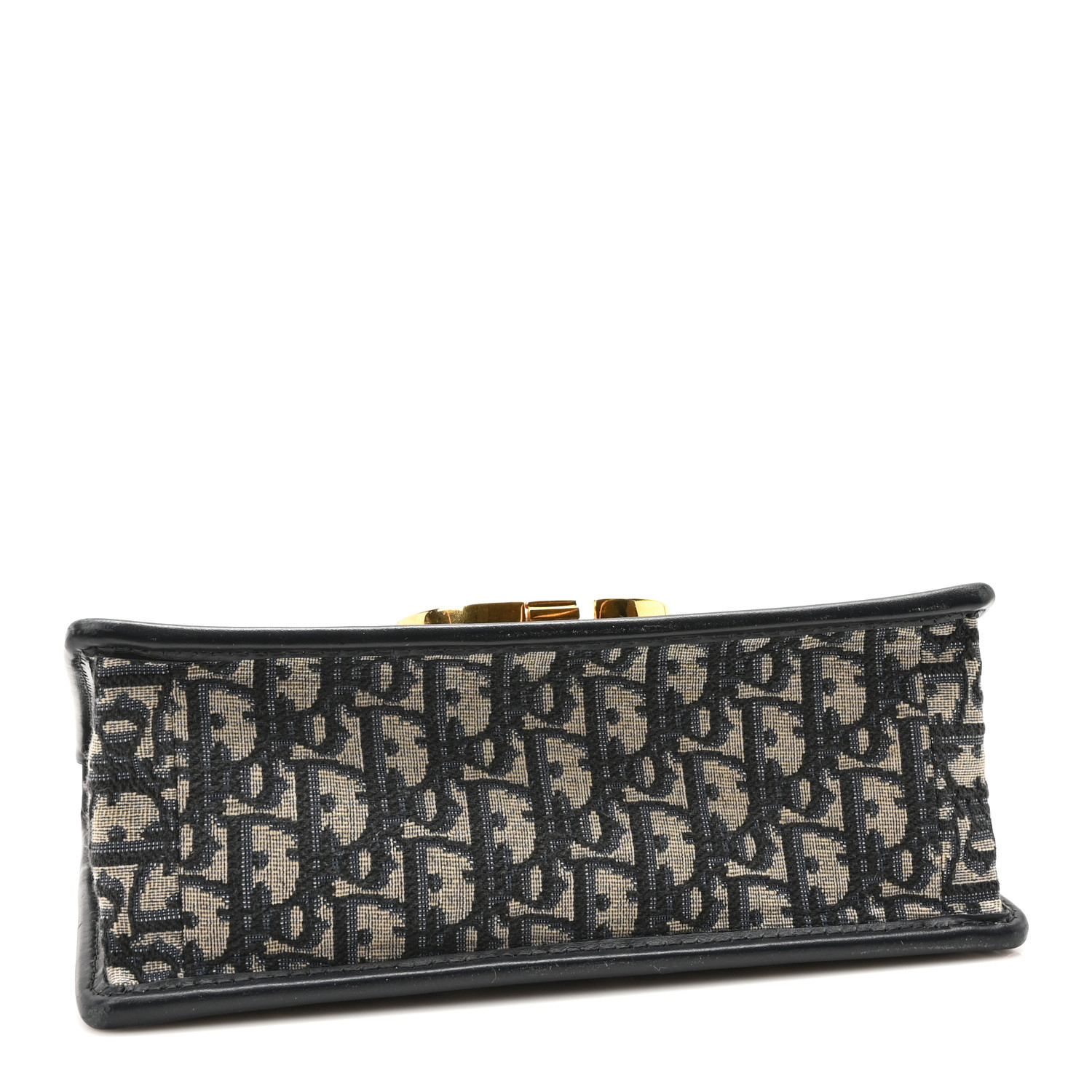 CHRISTIAN DIOR Oblique 30 Montaigne Chain Flap Bag Blue