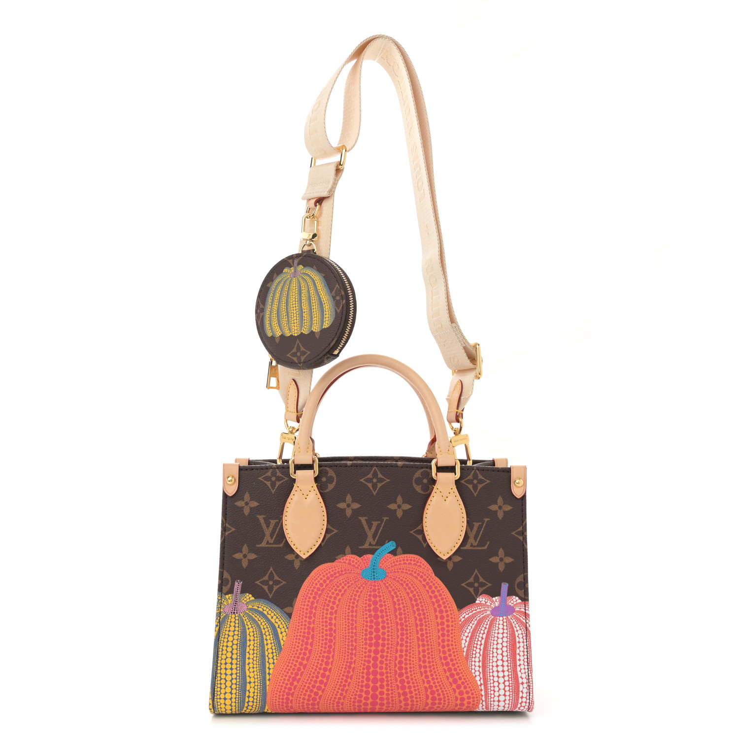 LOUIS VUITTON LV X YK Monogram Pumpkin Onthego PM Multicolor