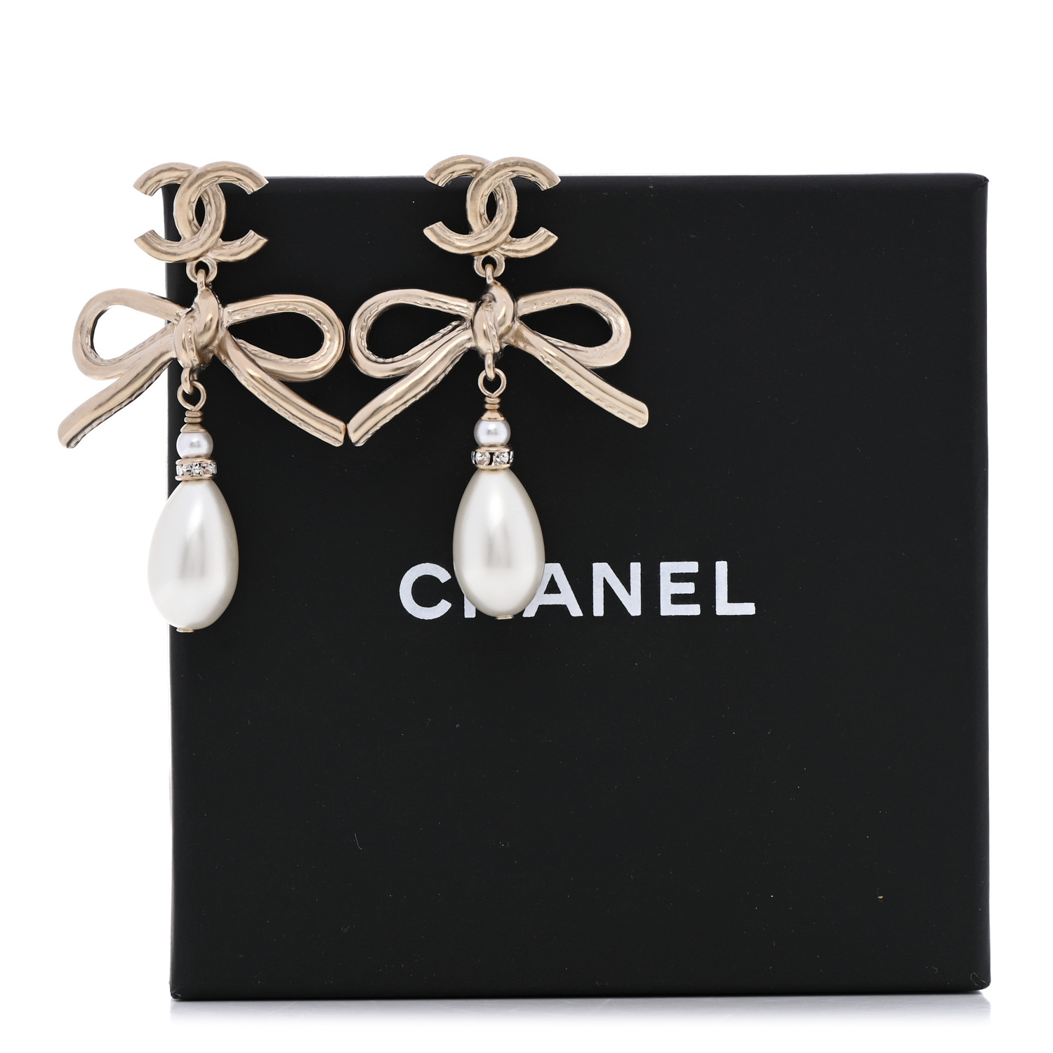 キラリと光る☆ゴージャス【CHANEL】D-Bow リング 18K Japan Solid Gold Settings Chanel Inspired Diamond Ring