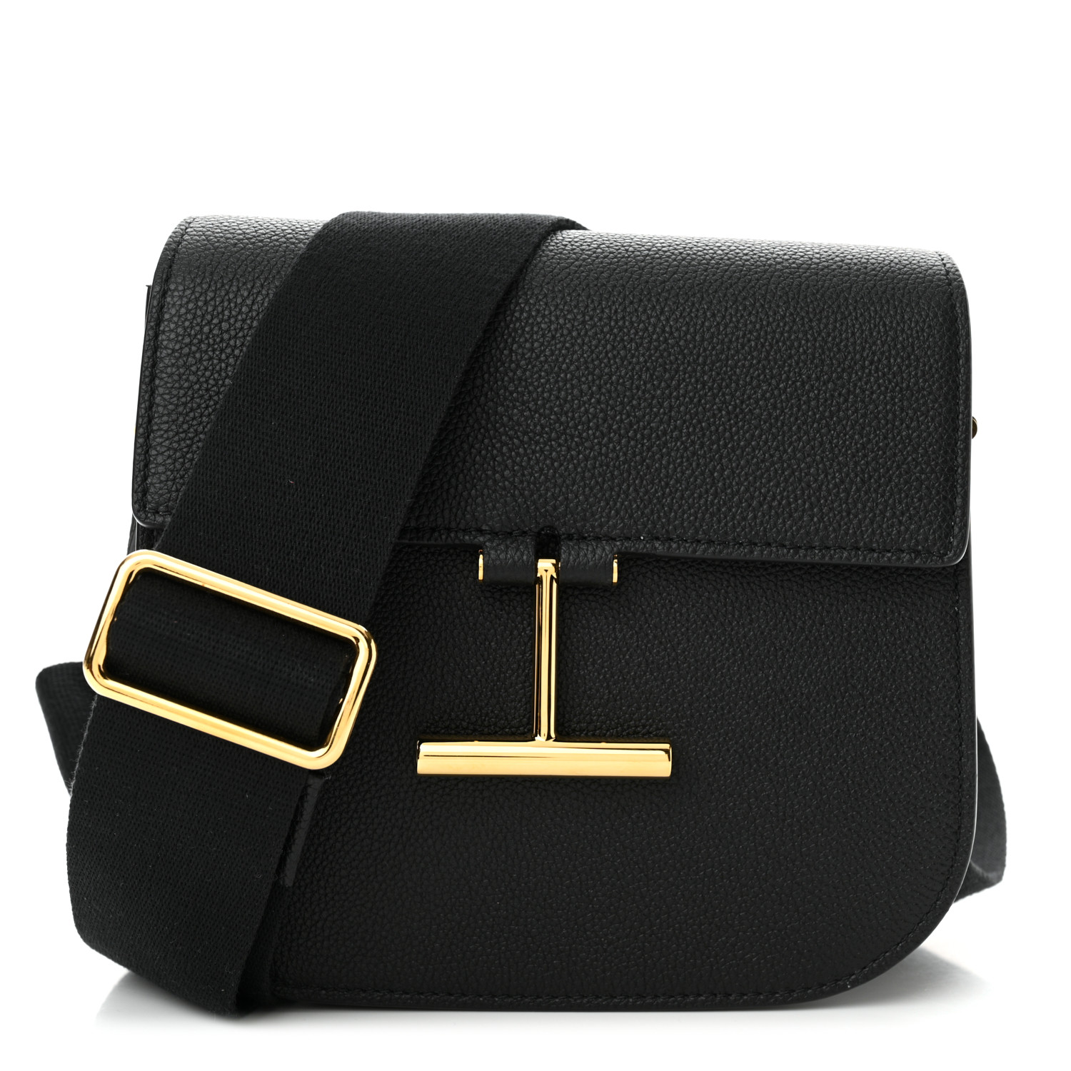 【大人気】Tom Ford Tara Tプレート ミニ ショルダーバッグ TOM FORD Grained Calfskin Mini T Clasp Tara Crossbody Bag