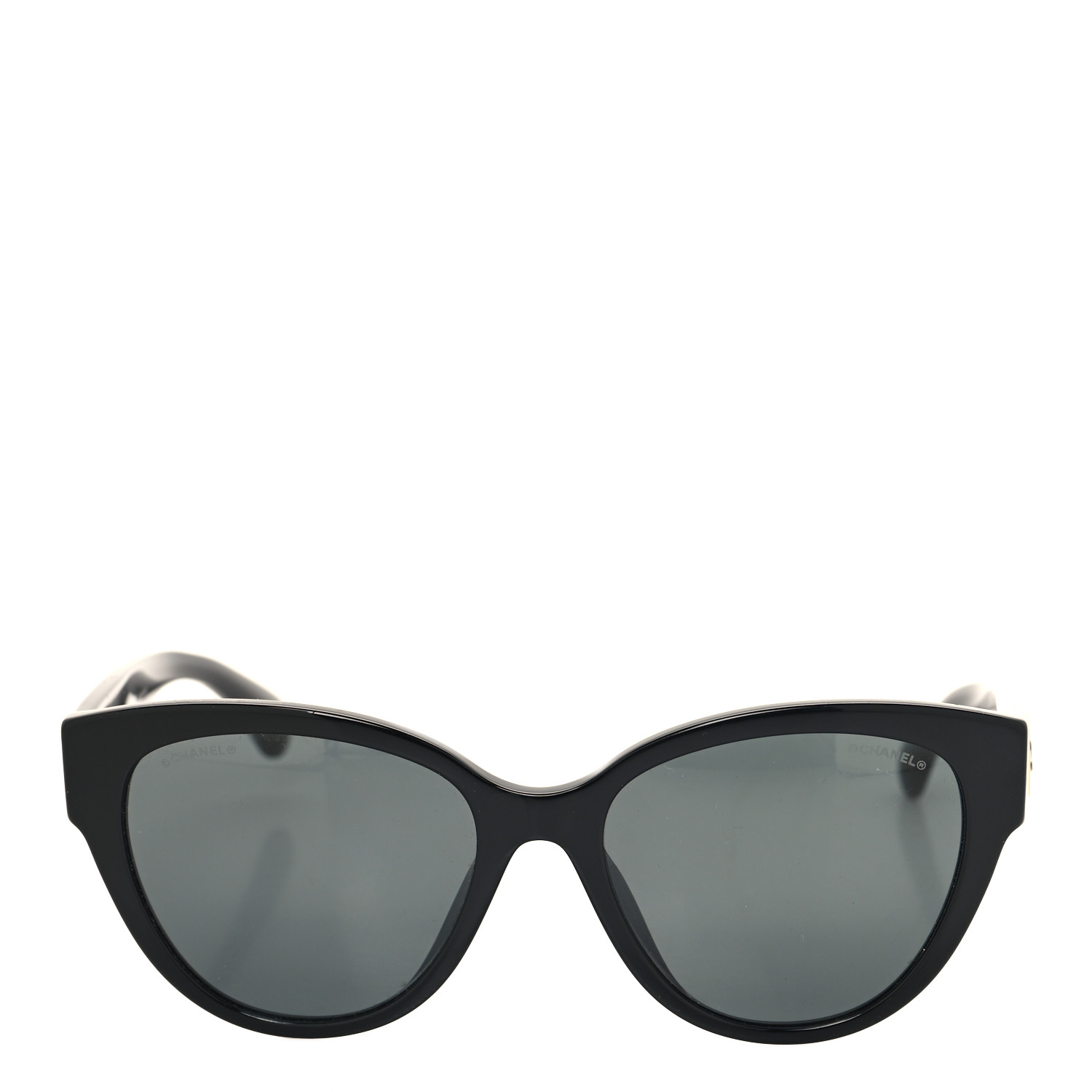 CHANEL Acetate Enamel Heart Butterfly Sunglasses 5477-A