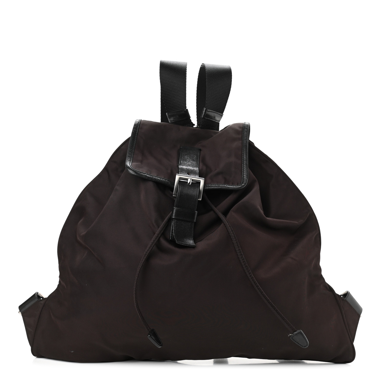 PRADA Vela Sport バッグ 黒 VELA SPORT ショルダーバッグ ナイロン レザー ブラック 三角