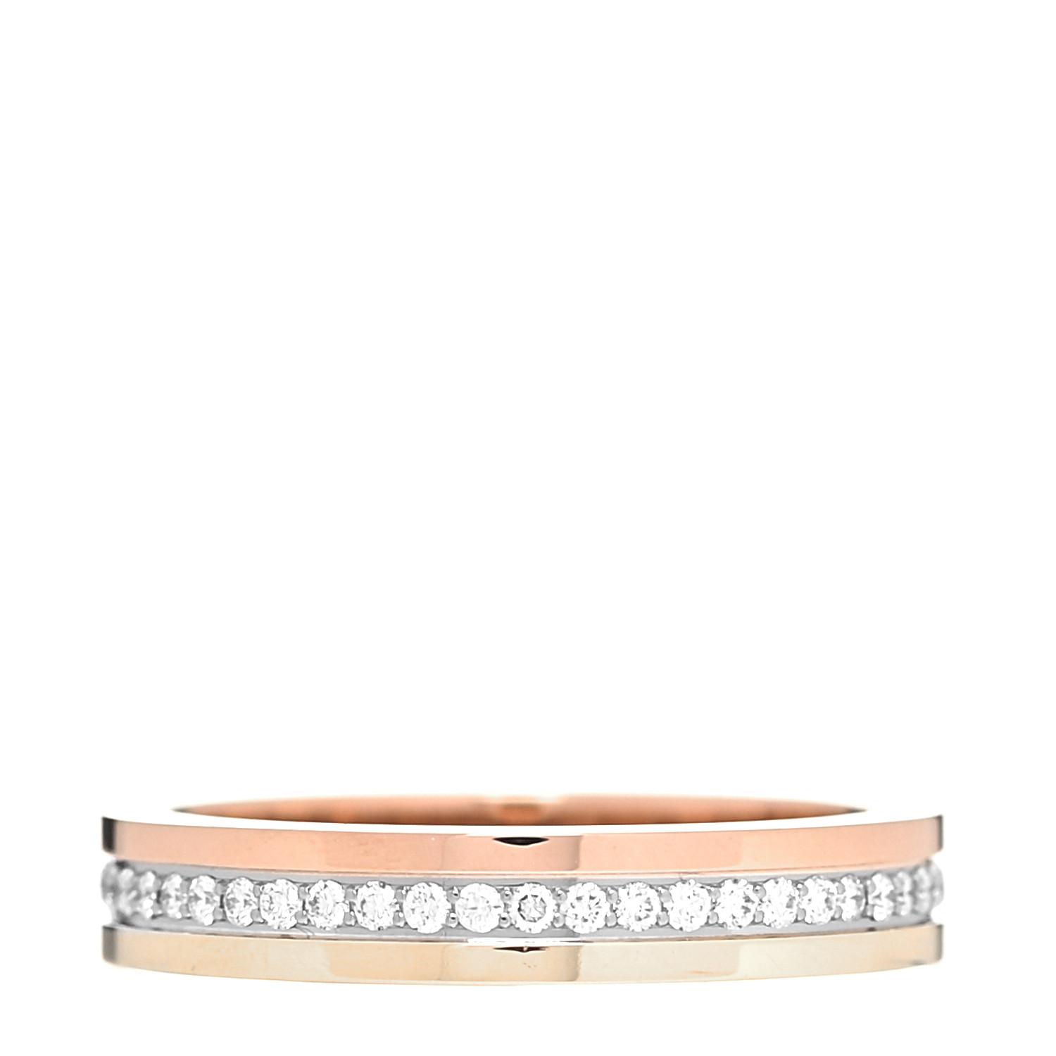 CARTIER 18K White Yellow Pink Gold Diamond 3.5mm Vendome