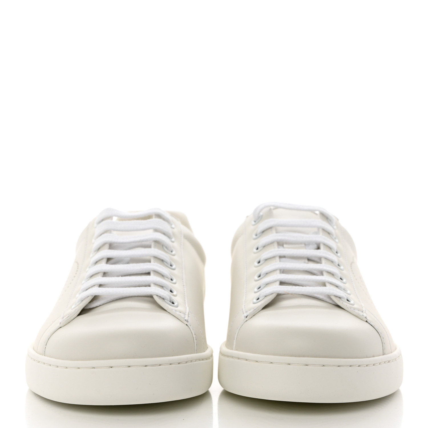 ●MR.ACE GUCCI Calfskin Interlocking G Perforated Mens Ace Sneakers 8
