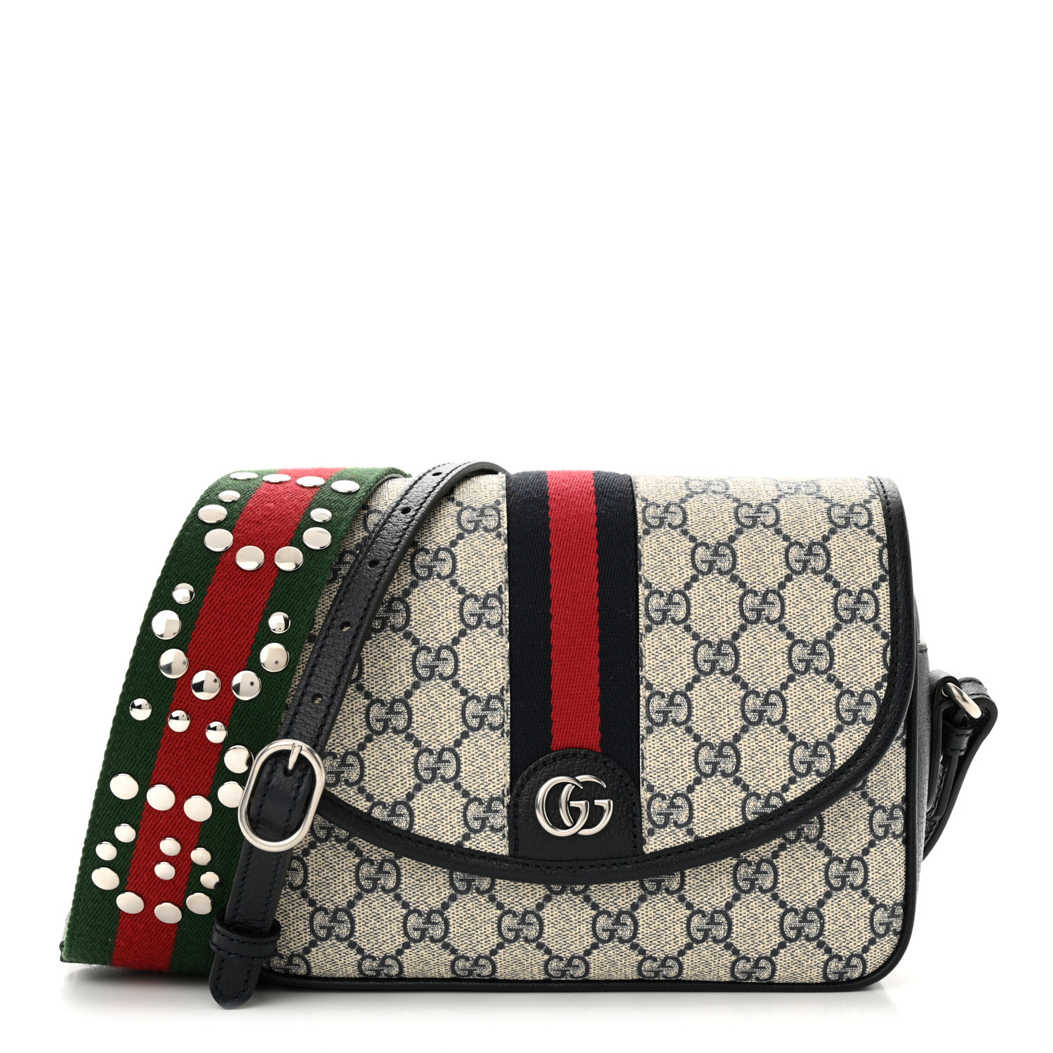 GUCCI グッチ トートバッグ ダイアナ スモール ネイビー レザー